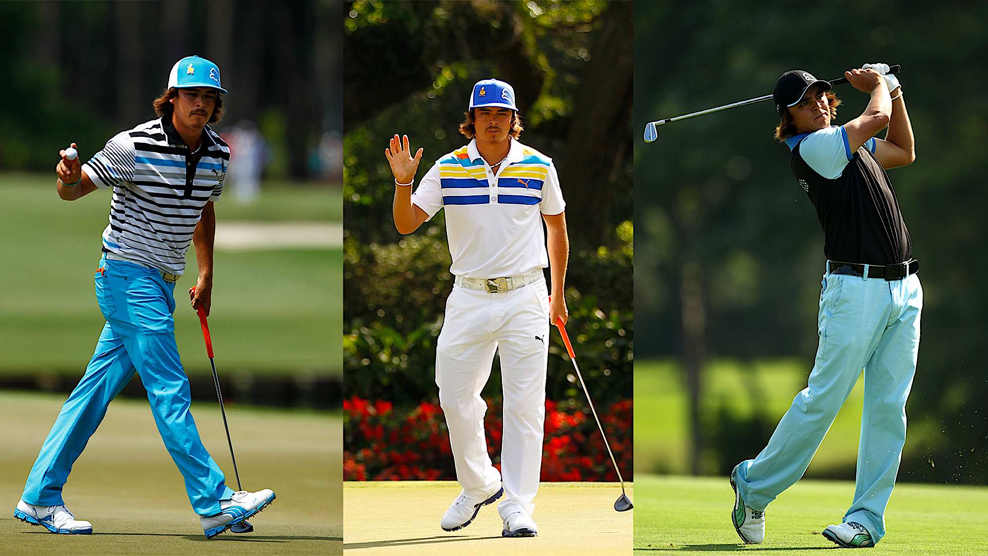 Rickie Fowler at past editions of THE PLAYERS Championship. (Getty Images)