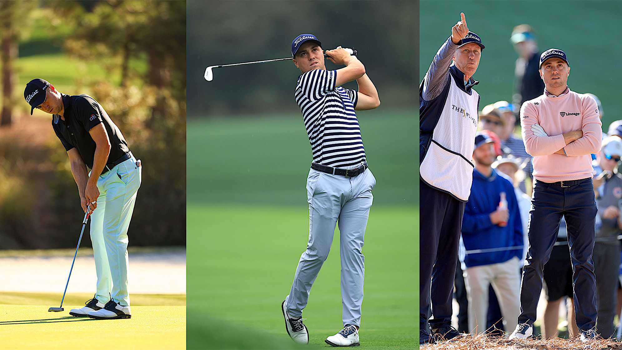 Justin Thomas at past editions of THE PLAYERS Championship. (Getty Images)