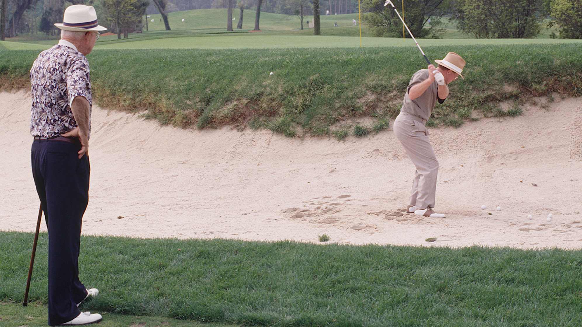 Byron Nelson and Tom Kite at TPC Sawgrass. (PGA TOUR Archive)