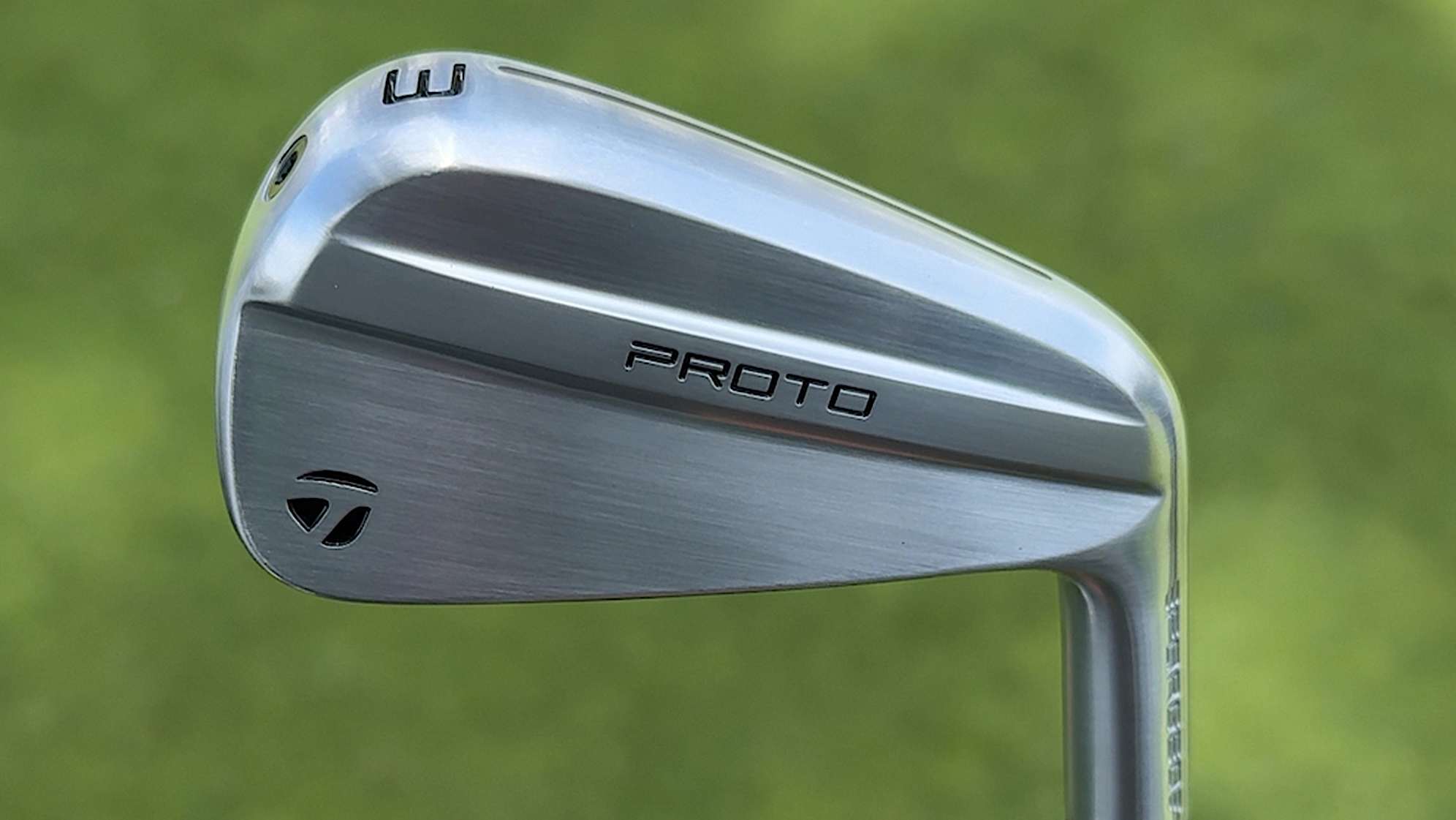 On Tuesday in Detroit, TaylorMade showed off a brand new “Proto” iron built for Nick Dunlap to test this week. (Courtesy GolfWRX)