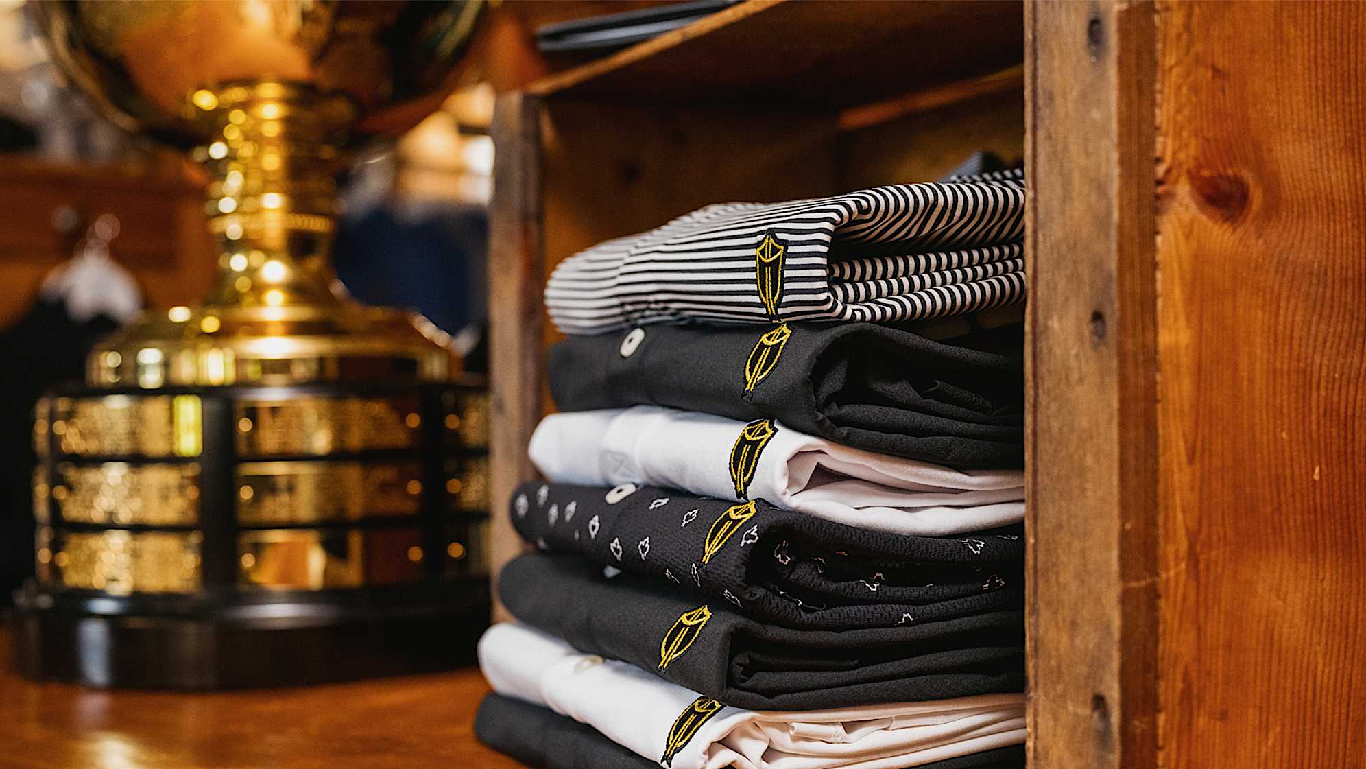 A close look at the International Team's polos. (Matt Garies/PGA TOUR)