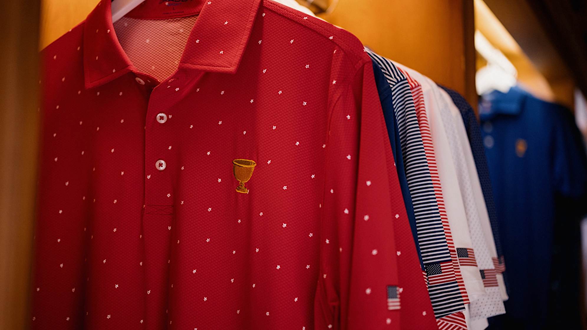 A look at the U.S. Team uniforms for the 2024 Presidents Cup. (Matt Garies/PGA TOUR)