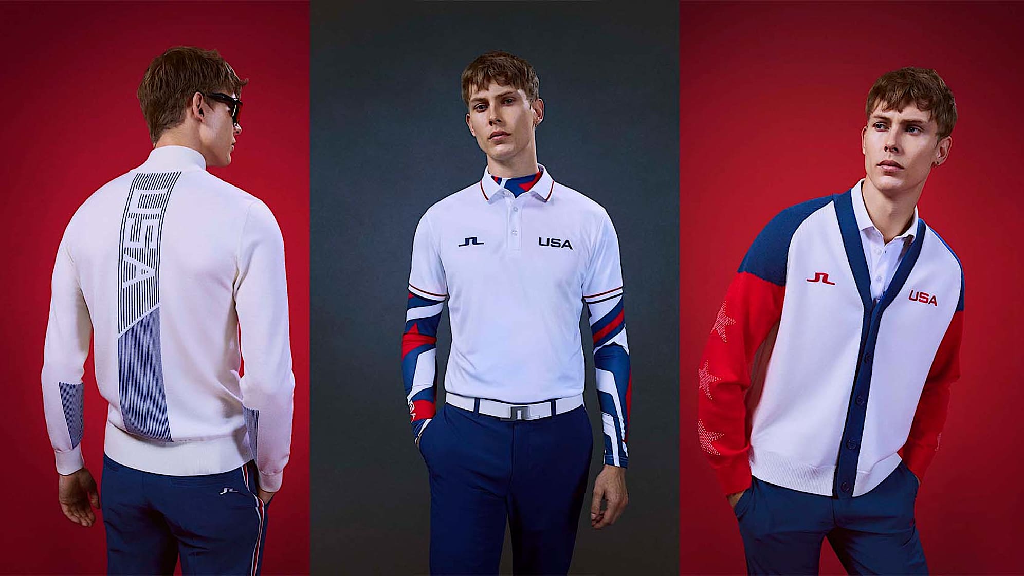 A closer look at the 2024 men's golf Olympic uniforms. (Courtesy J.Lindeberg)