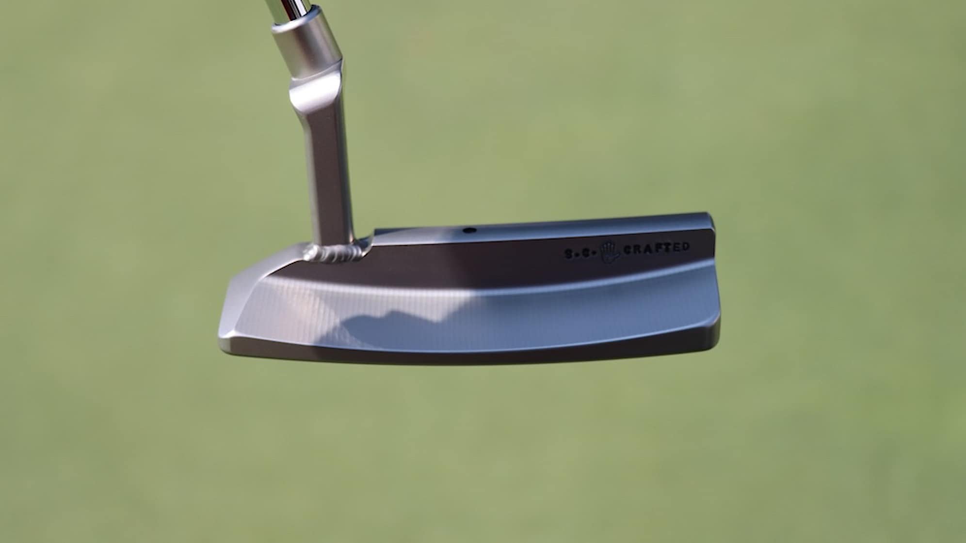 A look at Hideki Matsuyama's winning Scotty Cameron Craftsman Squareback Tour Prototype putter. (GolfWRX)