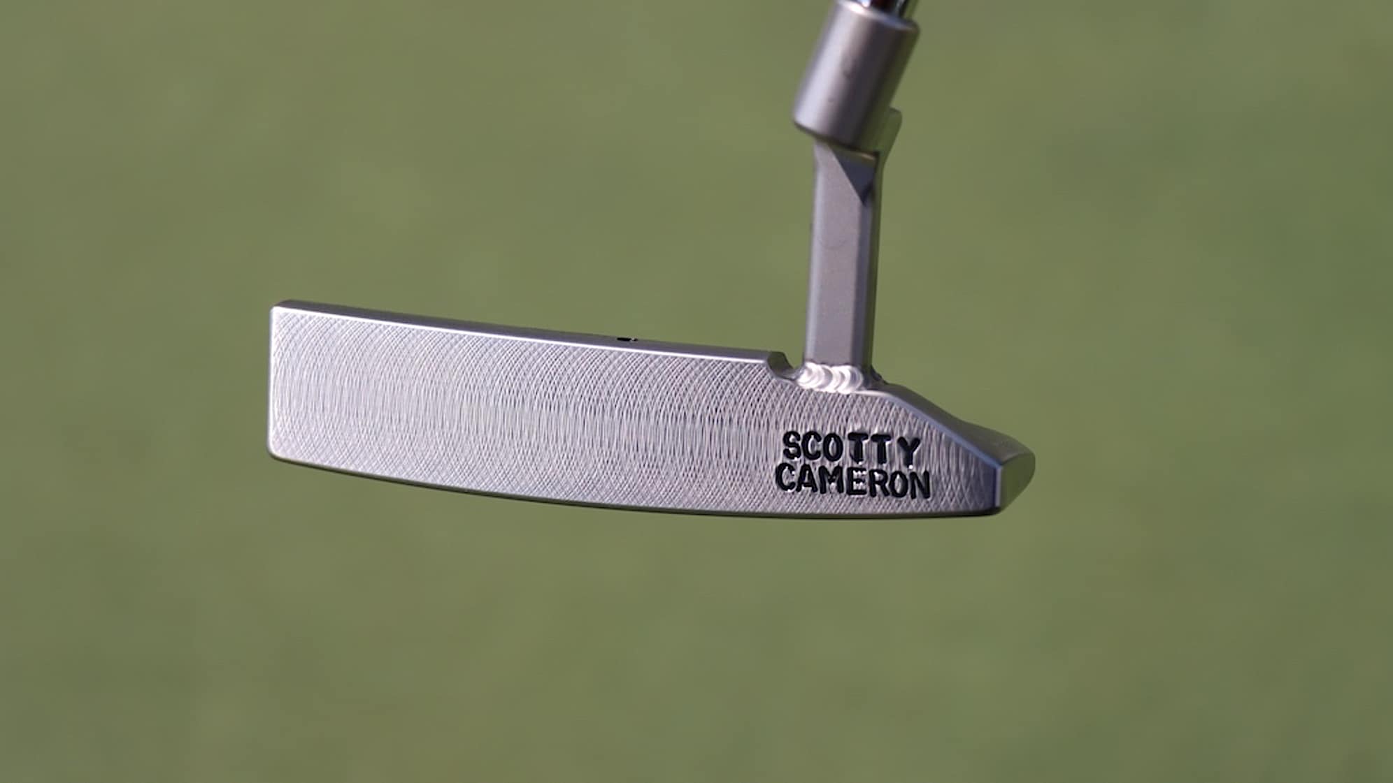 A look at Hideki Matsuyama's winning Scotty Cameron Craftsman Squareback Tour Prototype putter. (GolfWRX)