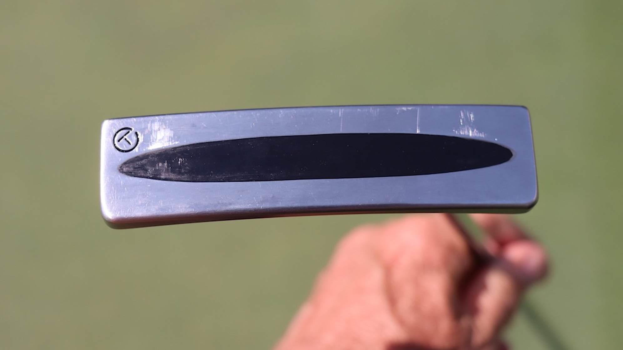 A look at Hideki Matsuyama's winning Scotty Cameron Craftsman Squareback Tour Prototype putter. (GolfWRX)