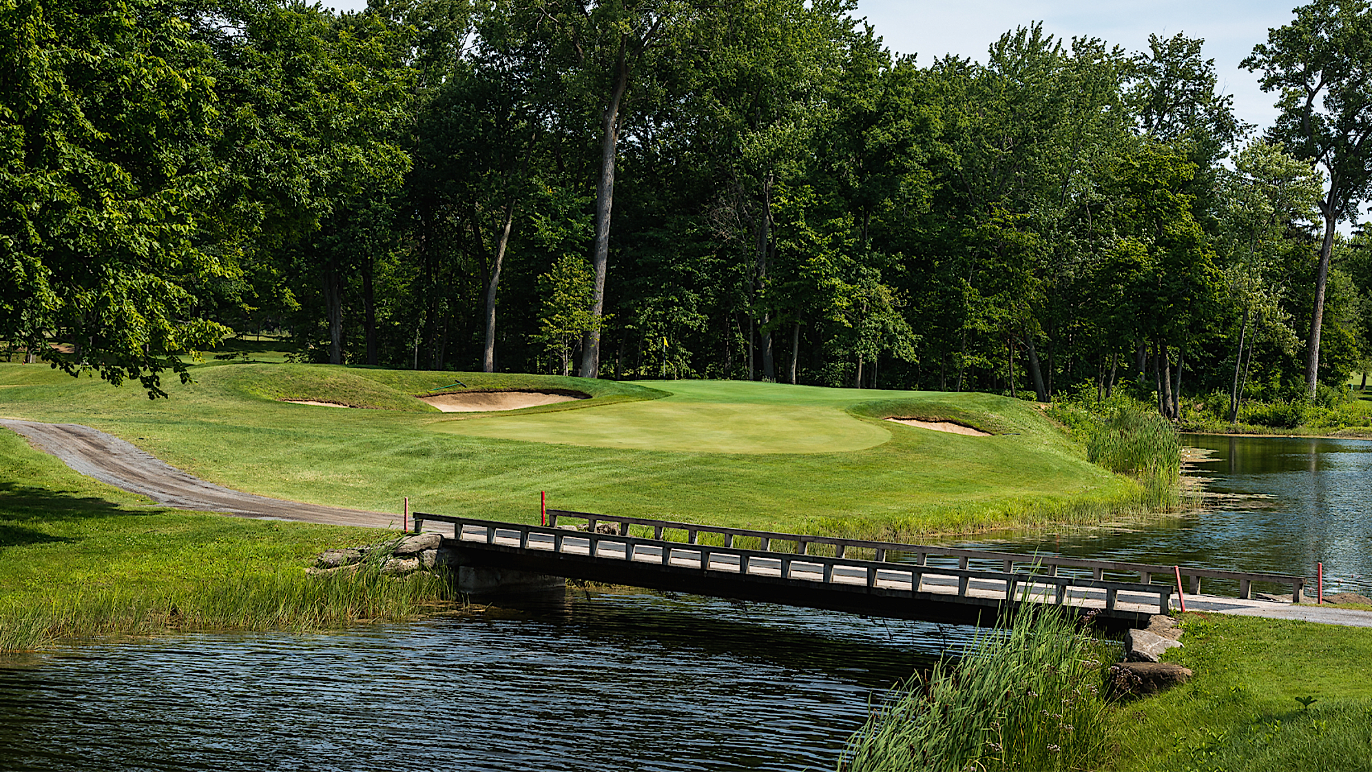 A view of the 17th hole at The Royal Montreal Golf Club. (Matt Garies/PGA TOUR)