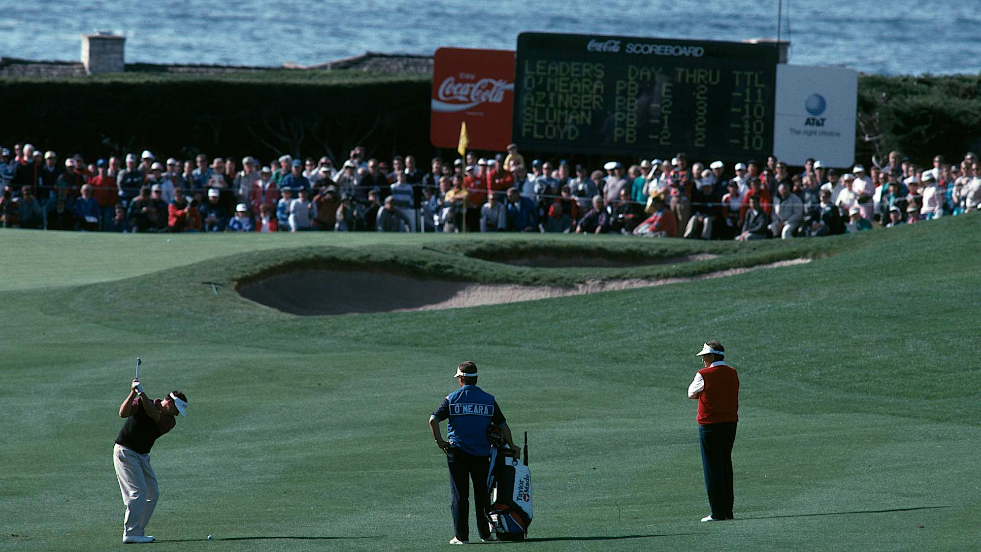 Mark O'Meara at the 1992 AT&T Pebble Beach National Pro-Am. (Jeff McBride/PGA TOUR Archive)