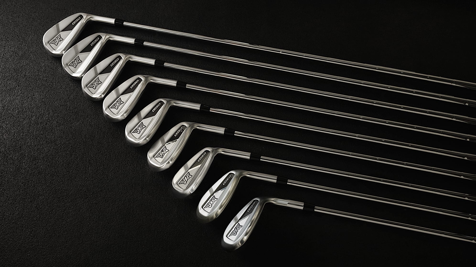 The new Black Ops irons are constructed with ultra-thin faces for fast speeds, but these heads are specifically designed with low-and-back CG (center of gravity) to help increase launch and low-spin performance. (Courtesy PXG)