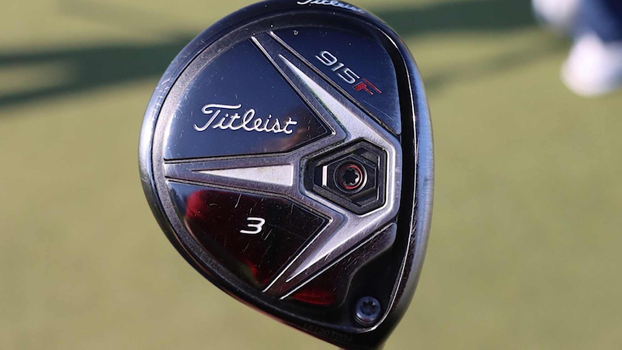 A look at Patrick Cantlay's Titleist 915F 3-wood. (Credit GolfWRX)