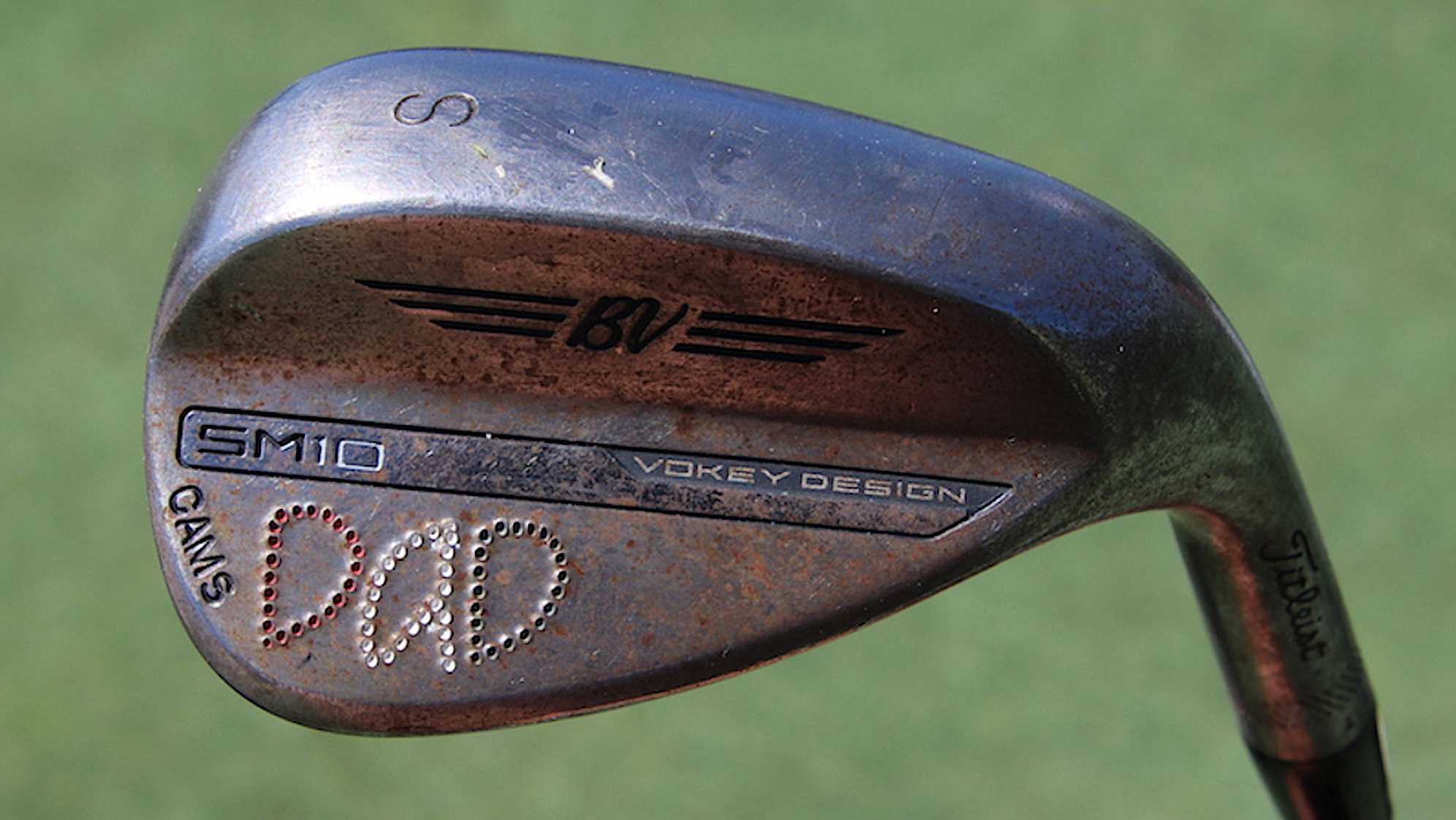 A look at Max Homa's Titleist Vokey SM10 wedges. (Credit GolfWRX)