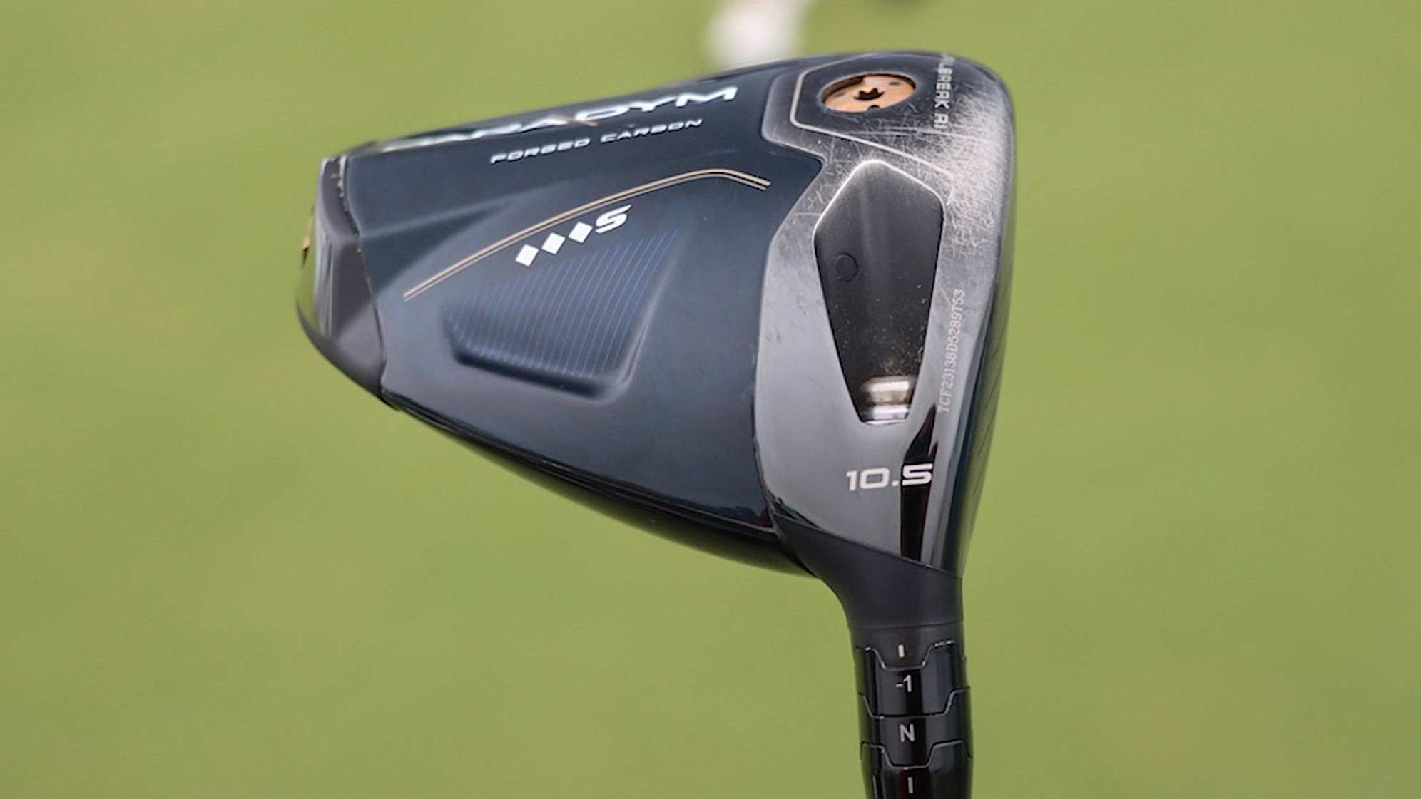 A look at Min Woo Lee's Callaway Paradym Triple Diamond S driver. (Credit GolfWRX)