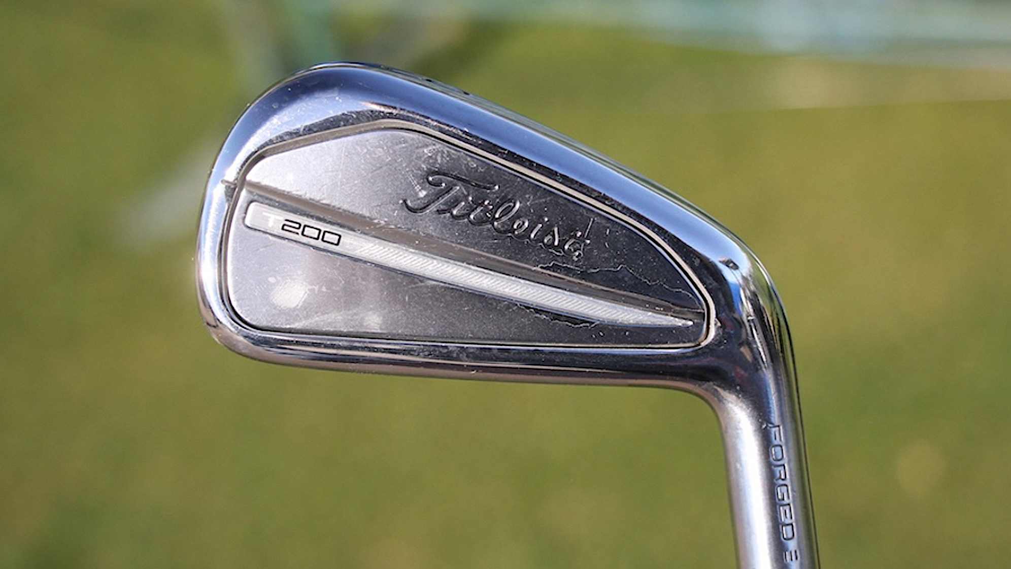 A look at Tom Kim's Titleist T200 irons. (Credit GolfWRX)