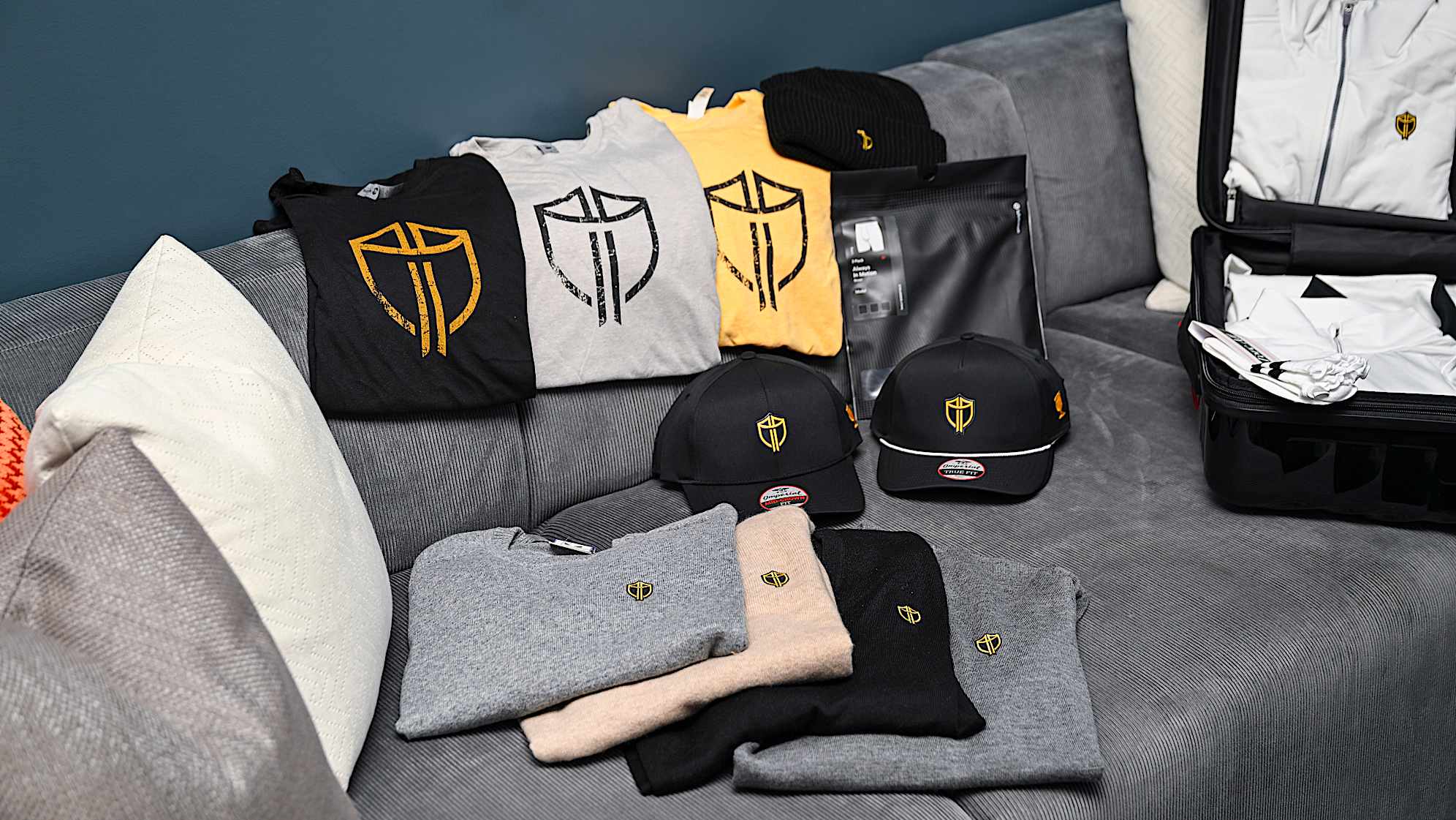 International Team apparel staging in player rooms at the Fairmont Queen Elizabeth Hotel prior to the 2024 Presidents Cup at Royal Montreal Golf Club on September 22, 2024 in Montreal, Quebec, Canada. (Keyur Khamar/PGA TOUR via Getty Images)