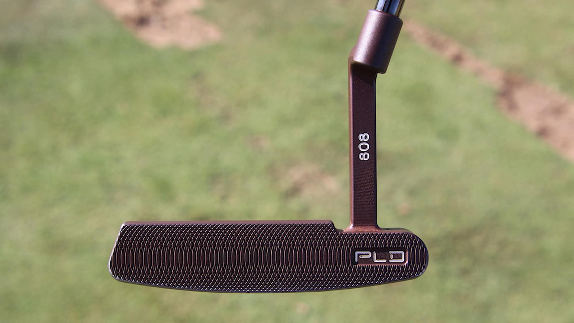 A look at Kihei Akina’s Ping PLD putter stamped with “808” – his hometown Hawaii area code – on the front of the hosel. (GolfWRX)