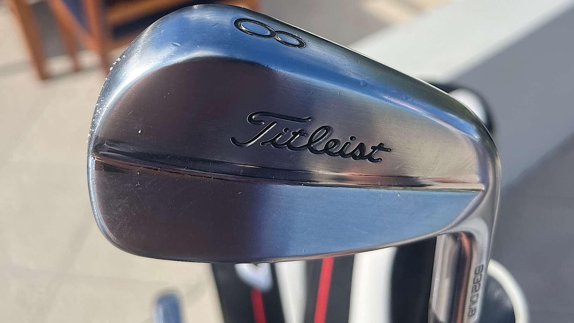 A look at Wyndham Clark's Titleist custom 632.DUB irons. (Sean Martin/PGA TOUR)