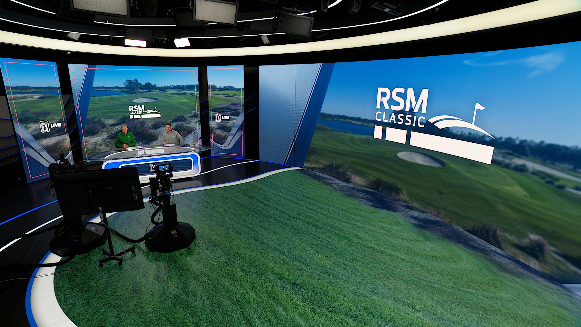 A closer look at PGA TOUR Studios at the PGA TOUR Global Home campus on Nov. 22, 2024, in Ponte Vedra Beach, Florida. (Chris Condon/PGA TOUR)