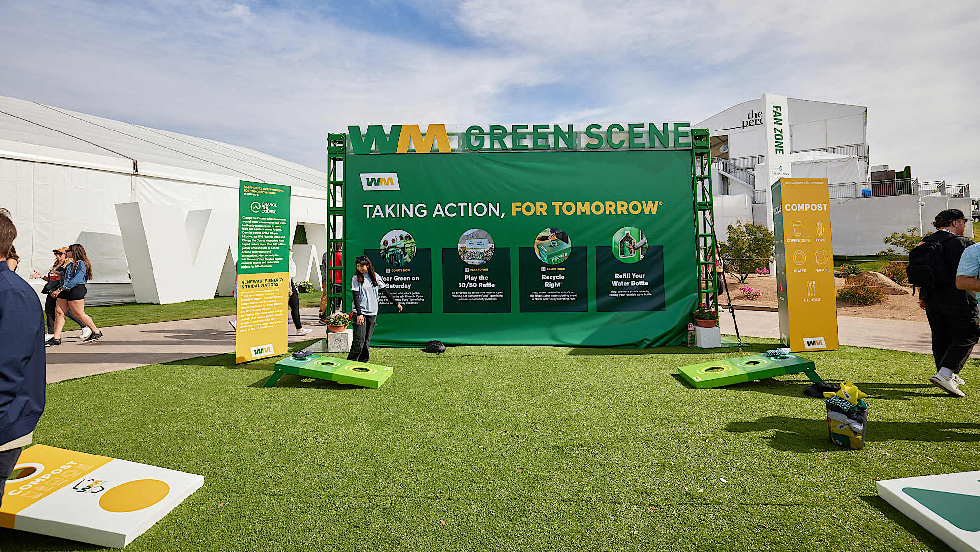 A look at the "Green Scene" at the WM Phoenix Open. (Courtesy WM)