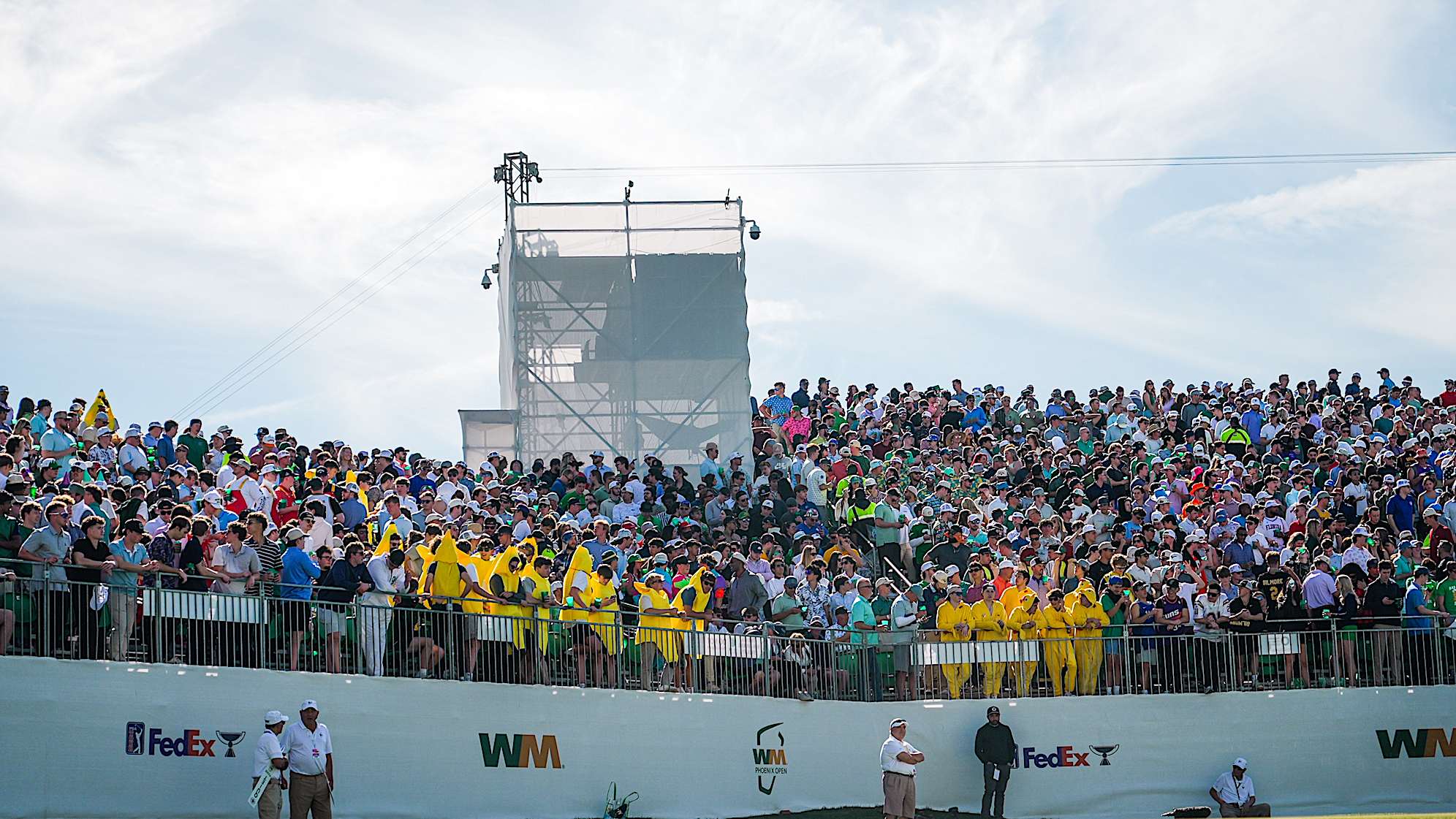 The 16th hole in all of its Saturday glory at TPC Scottsdale. (Alex Camerlengo/PGA TOUR)