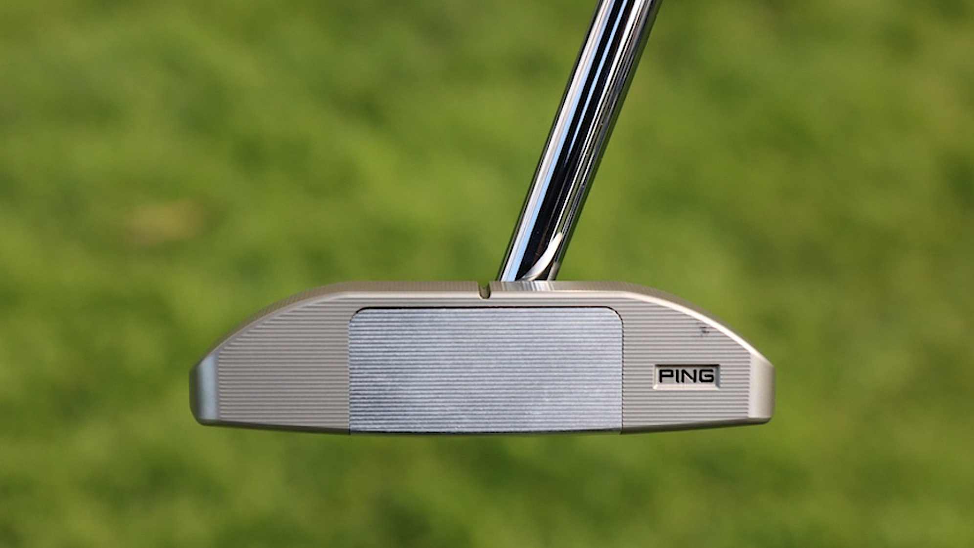 A close-up look at the face of Viktor Hovland's new Ping PLD Oslo “Onset” putter. (Courtesy GolfWRX)