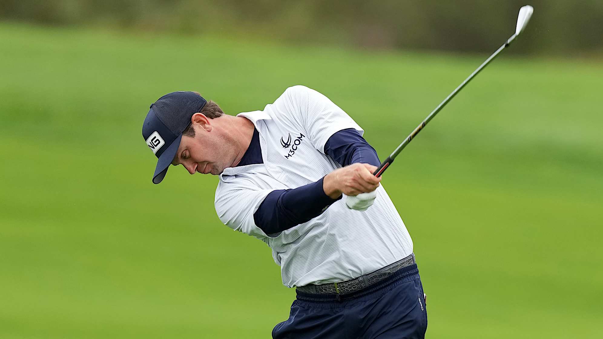 Harris English using Golf Pride's new Align grip at The Genesis Invitational. (Michael Owens/Getty Images)