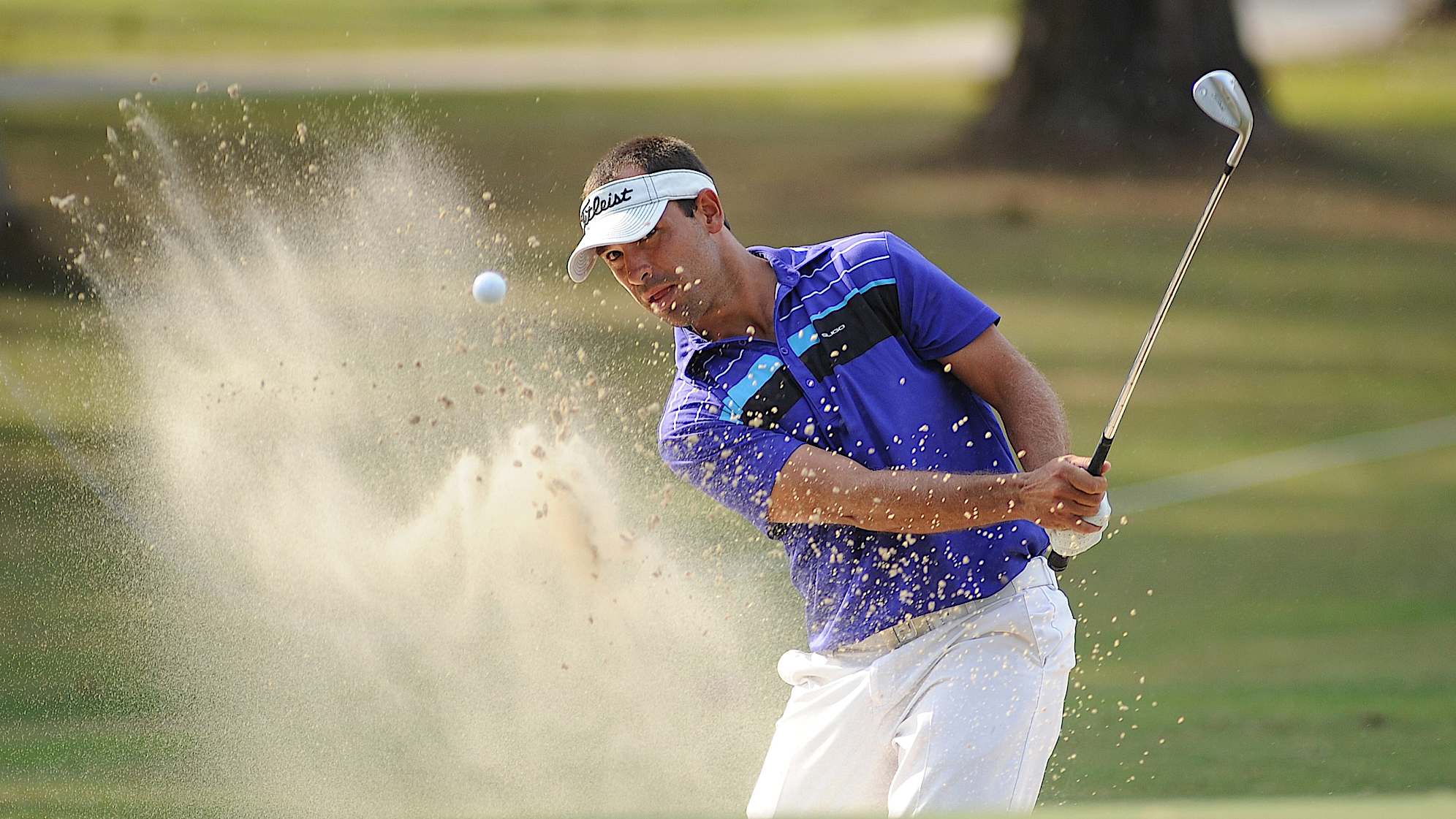 A younger Rafael Campos competes at the 2013 Puerto Rico Open. (Getty Images)