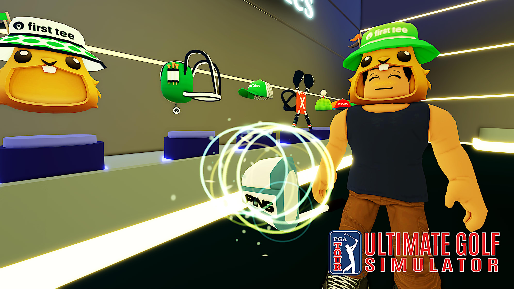 A preview of the Ultimate Golf Simulator, which launches March 19 on Roblox. (Courtesy Roblox)