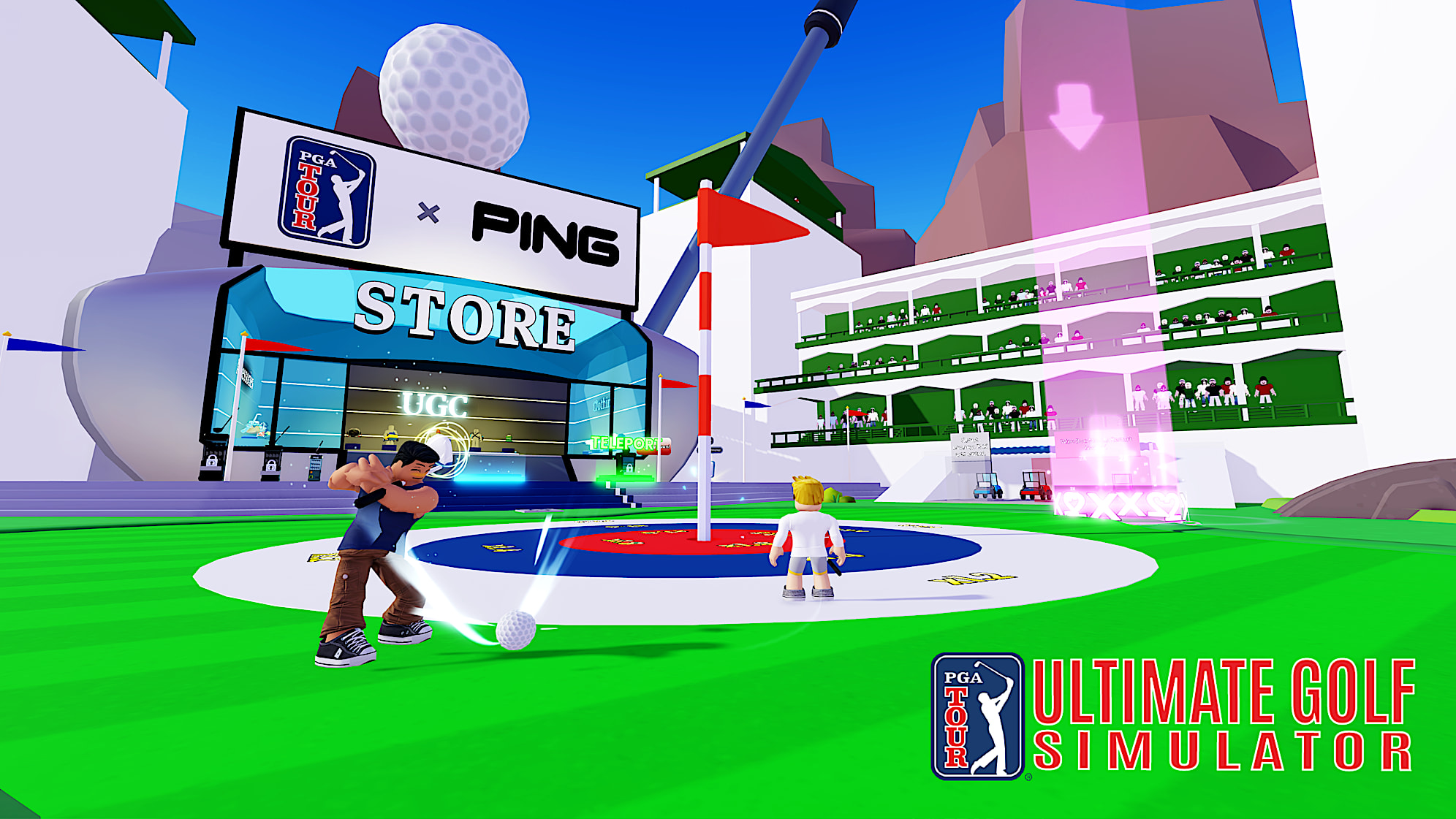 A preview of the Ultimate Golf Simulator, which launches March 19 on Roblox. (Courtesy Roblox)