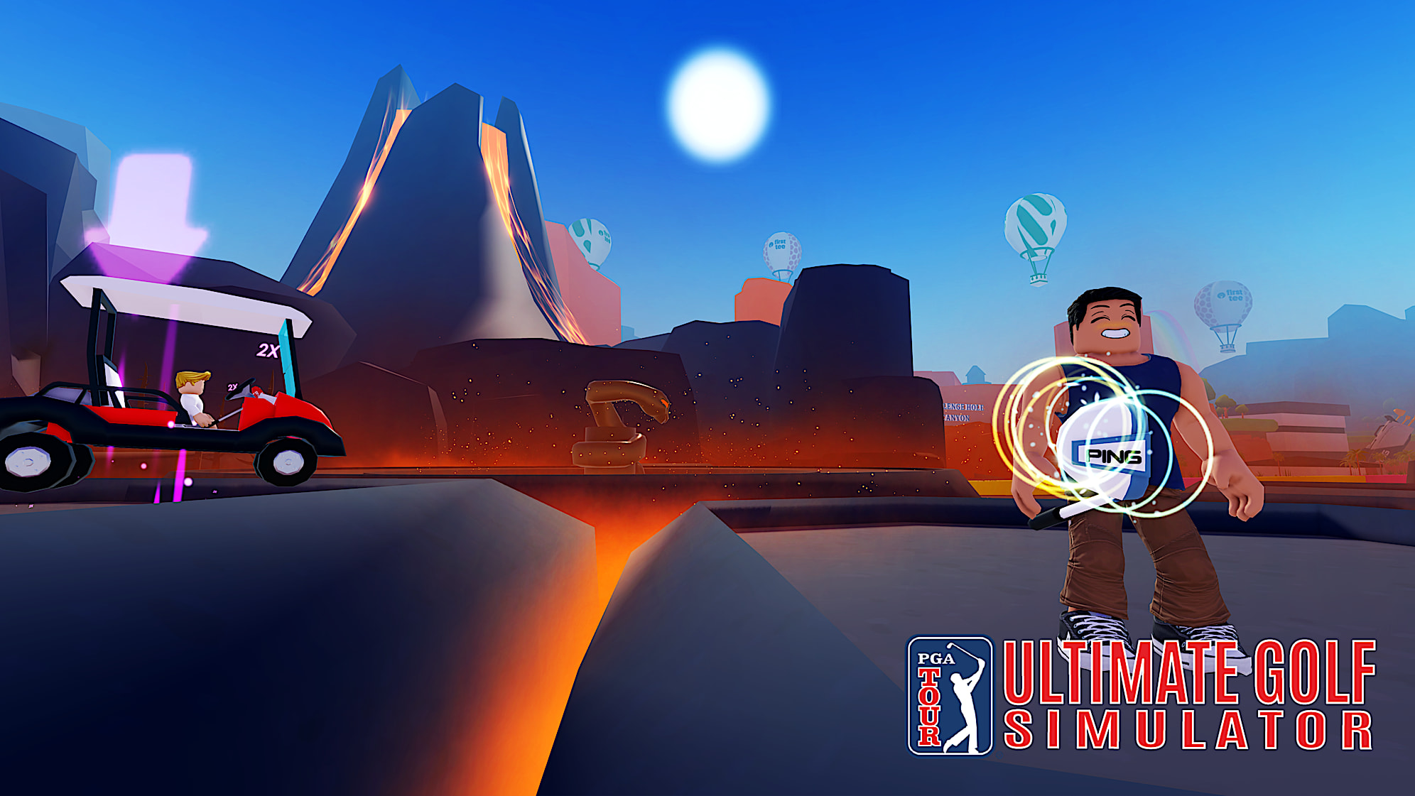 A preview of the Ultimate Golf Simulator, which launches March 19 on Roblox. (Courtesy Roblox)