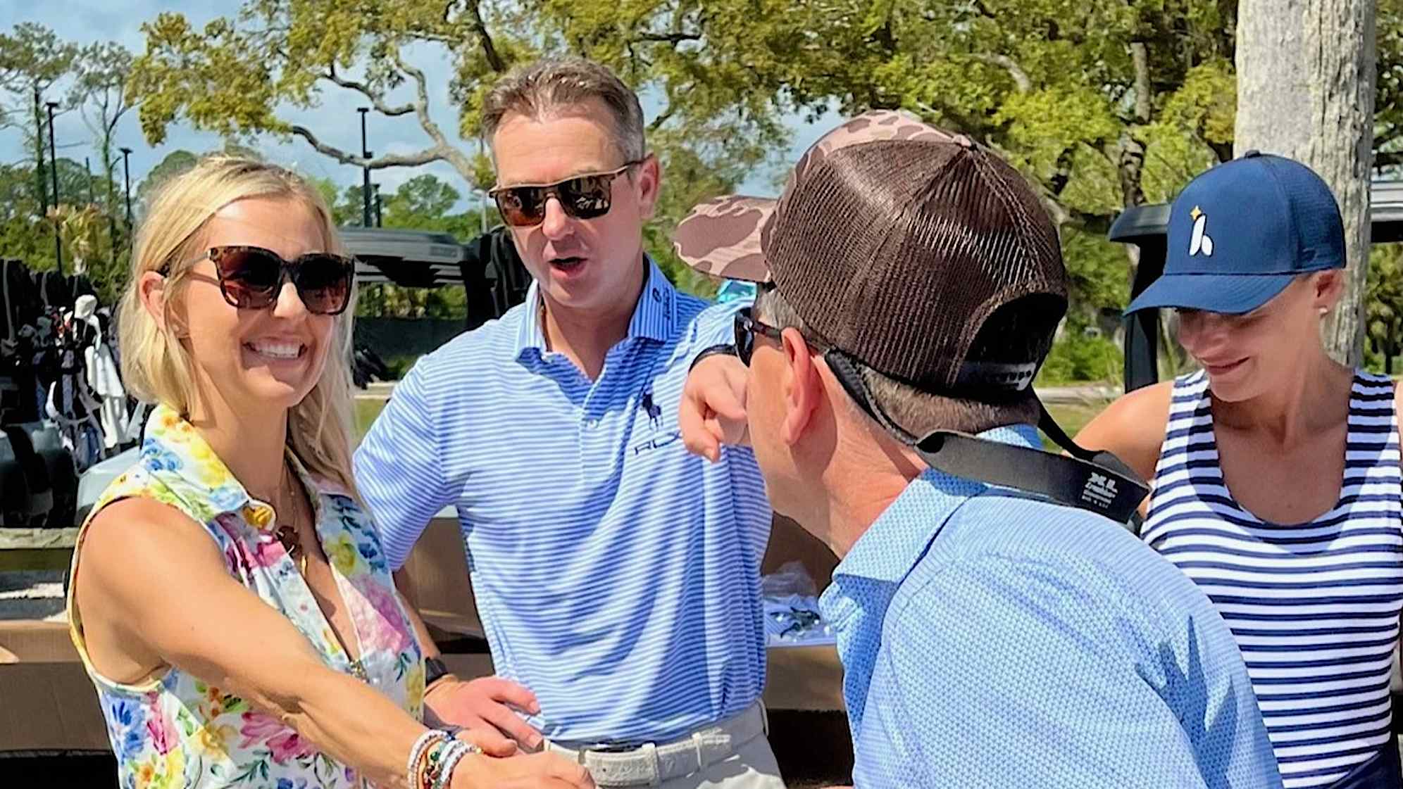 Brittany Horschel (left) at the inaugural Horschel Family Foundation Charity Classic presented by Zurich. (Courtesy Horschel Family Foundation)