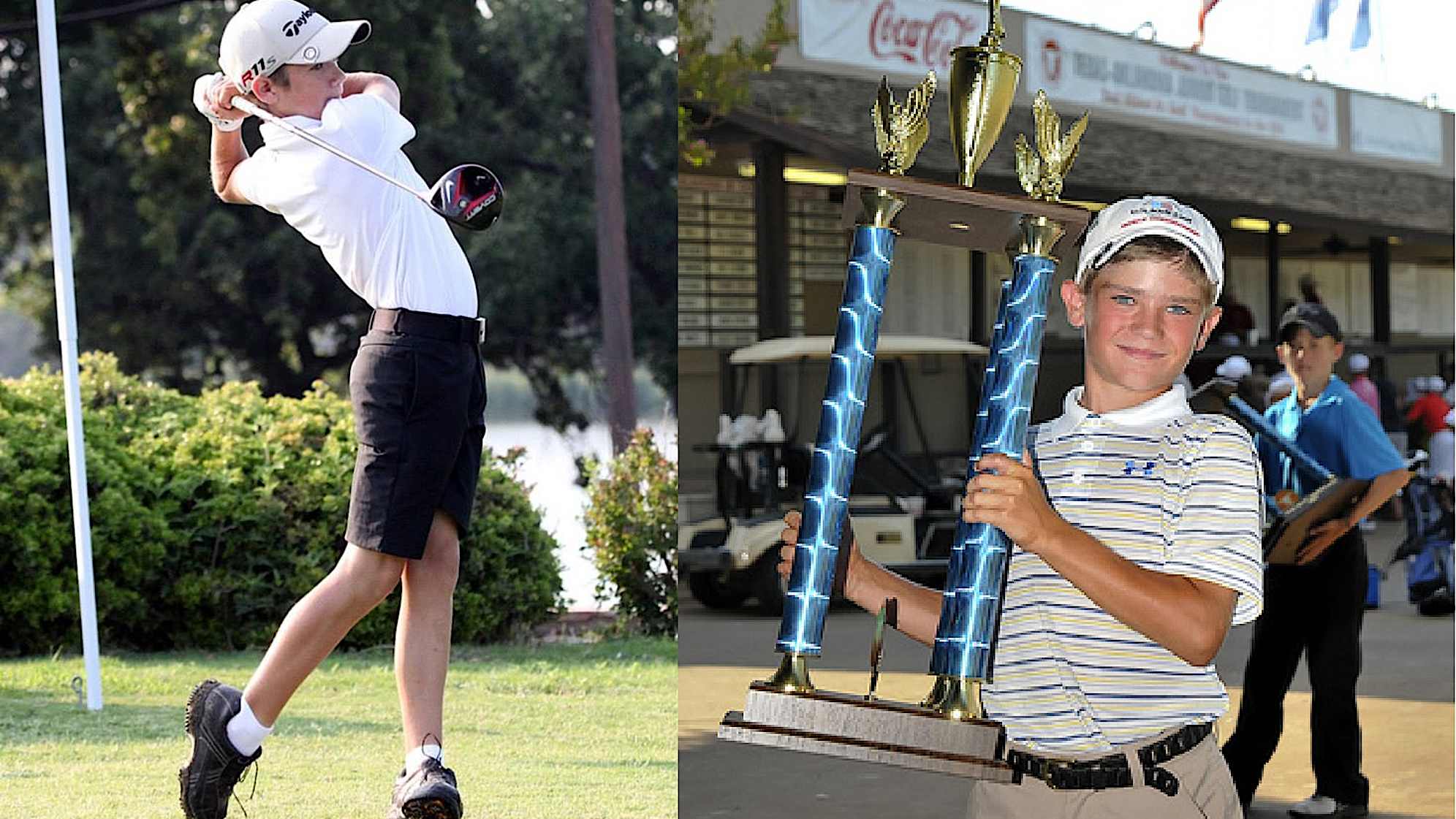Noah Goodwin starting golfing as a toddler and grew up playing junior golf. (Courtesy Jeff Goodwin)