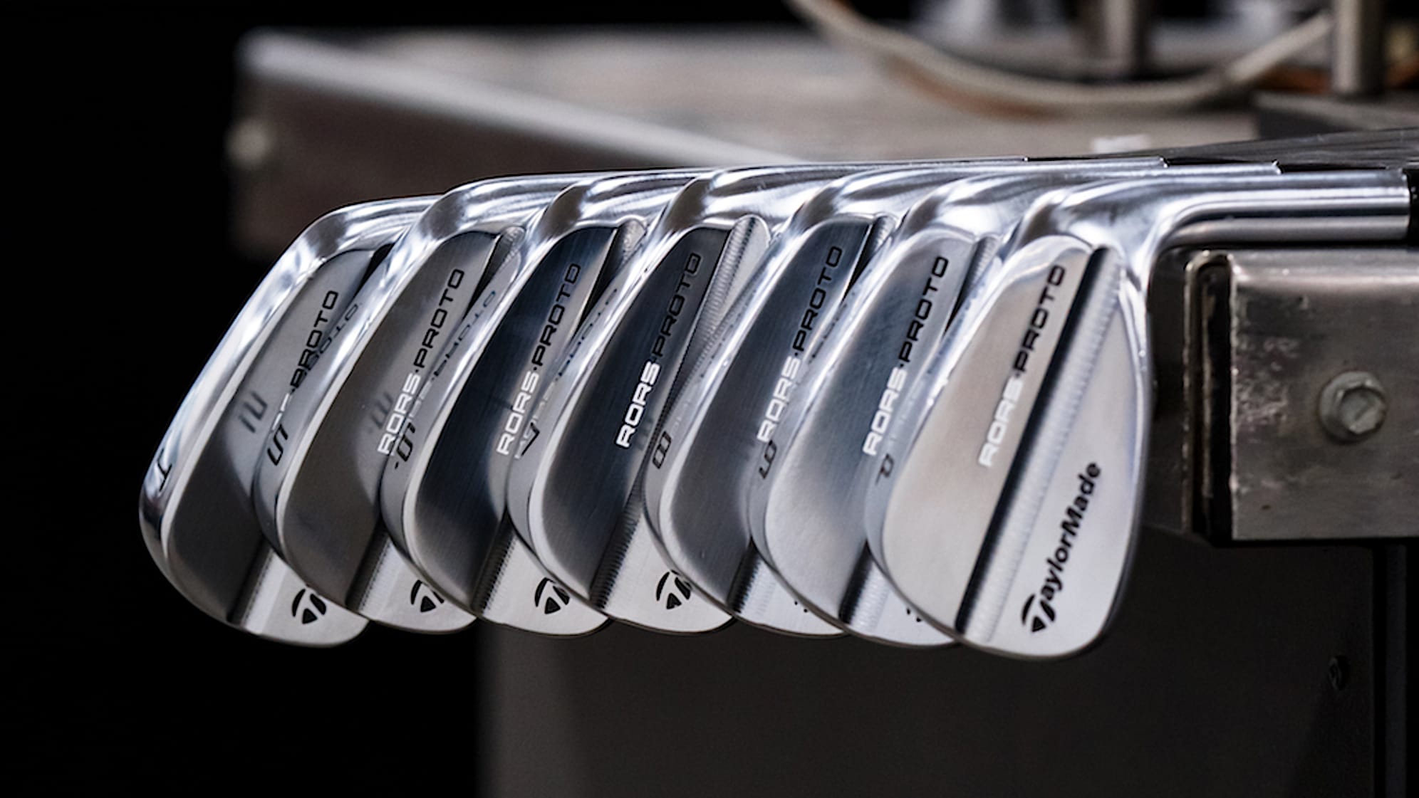 A look at Rory McIlroy's custom TaylorMade 'Rors Proto' irons. (TaylorMade)
