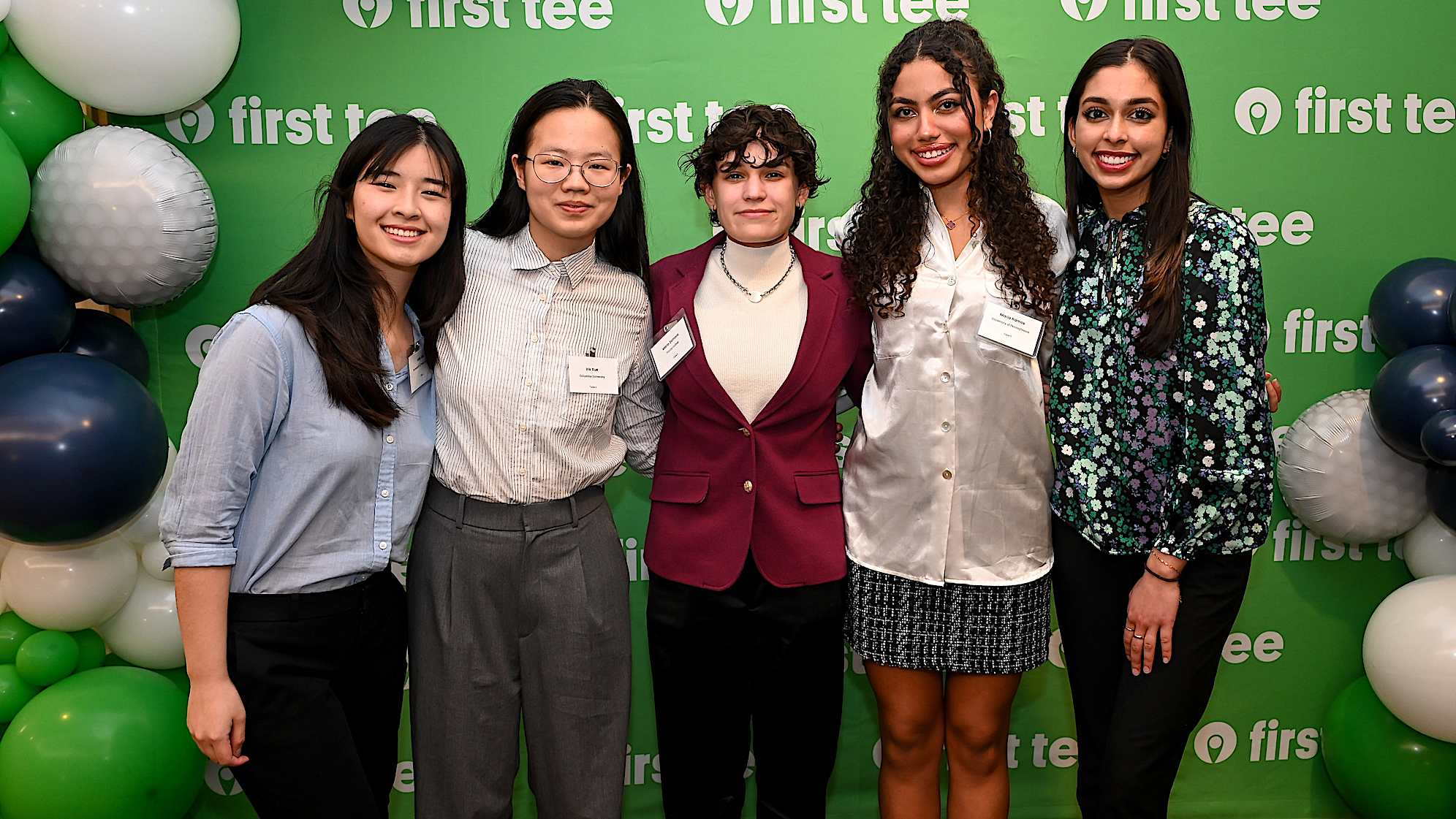 The First Tee College Scholarship Program has helped Maria Ramos sharpen her networking skills, and she’s built strong bonds with her fellow Scholars. (Credit First Tee)