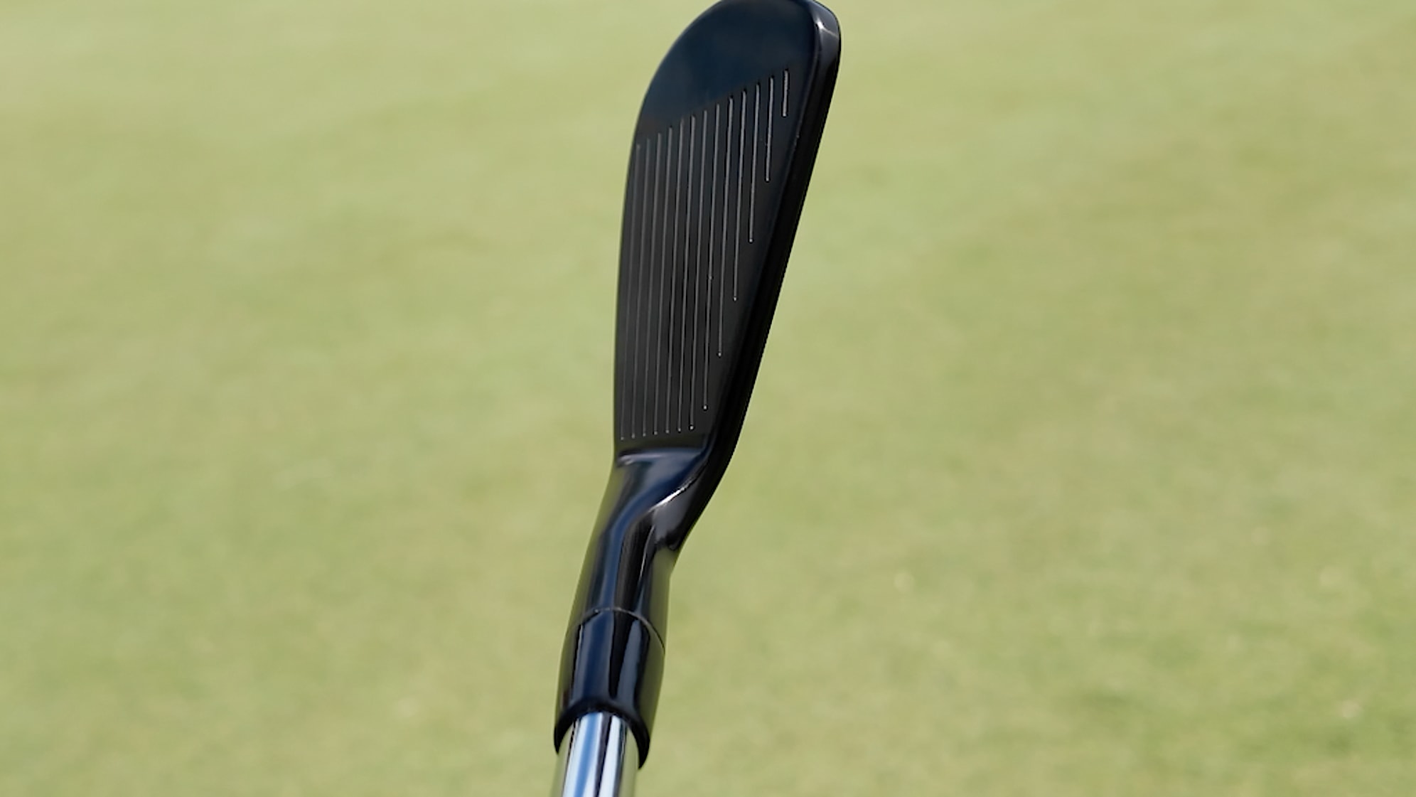 A look at the 2025 black Titleist T100 iron. (GolfWRX)