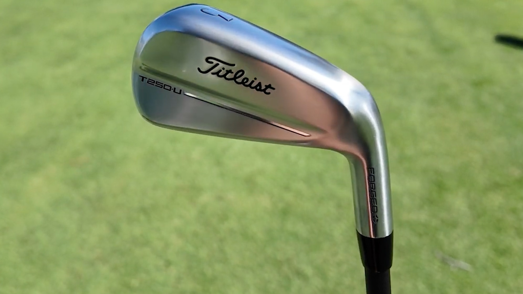 A look at the 2025 Titleist T250 U iron. (GolfWRX)