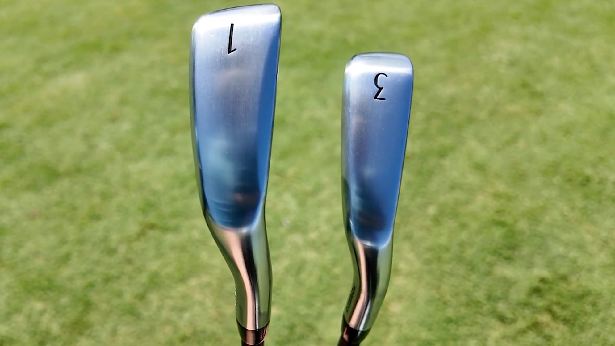 A look at the 2025 Titleist U505 1- and 3-iron comparison. (GolfWRX)
