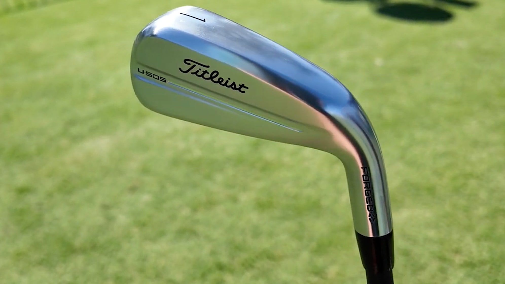 A look at the 2025 Titleist U505 1-iron. (GolfWRX)
