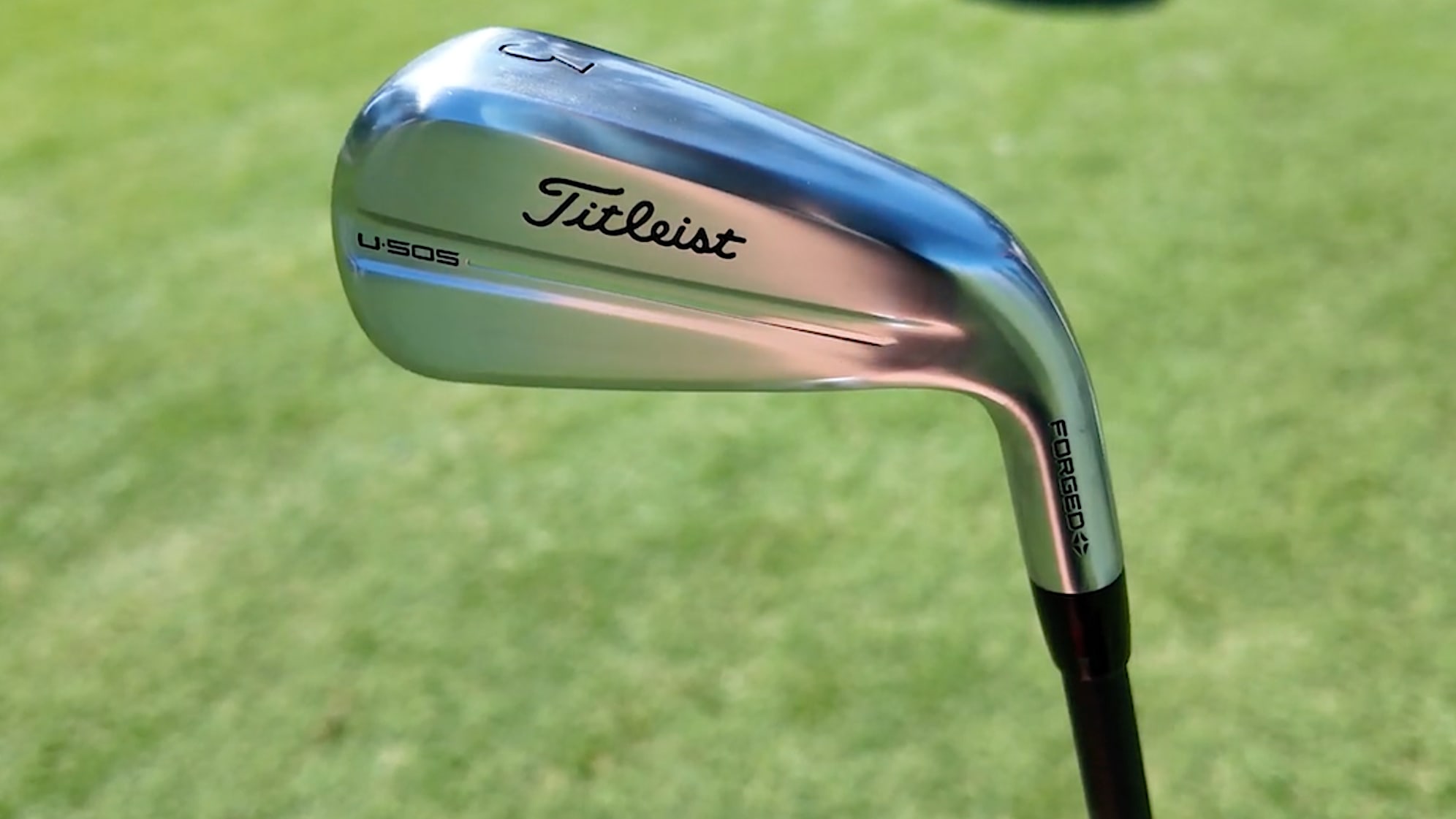 A look at the 2025 Titleist U505 iron. (GolfWRX)
