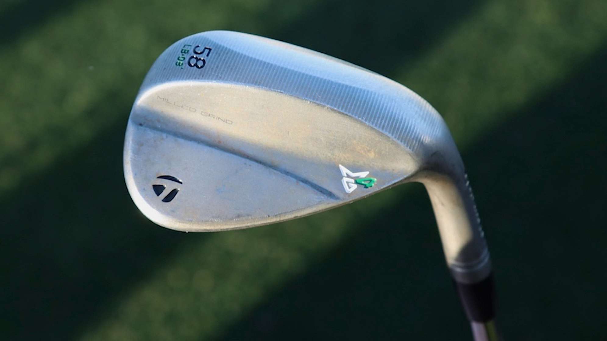 Luke Clanton's TaylorMade MG4 58-degree wedge. (GolfWRX)