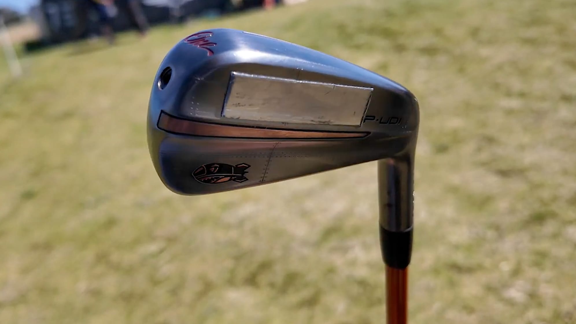 Collin Morikawa's TaylorMade One driving iron. (GolfWRX)