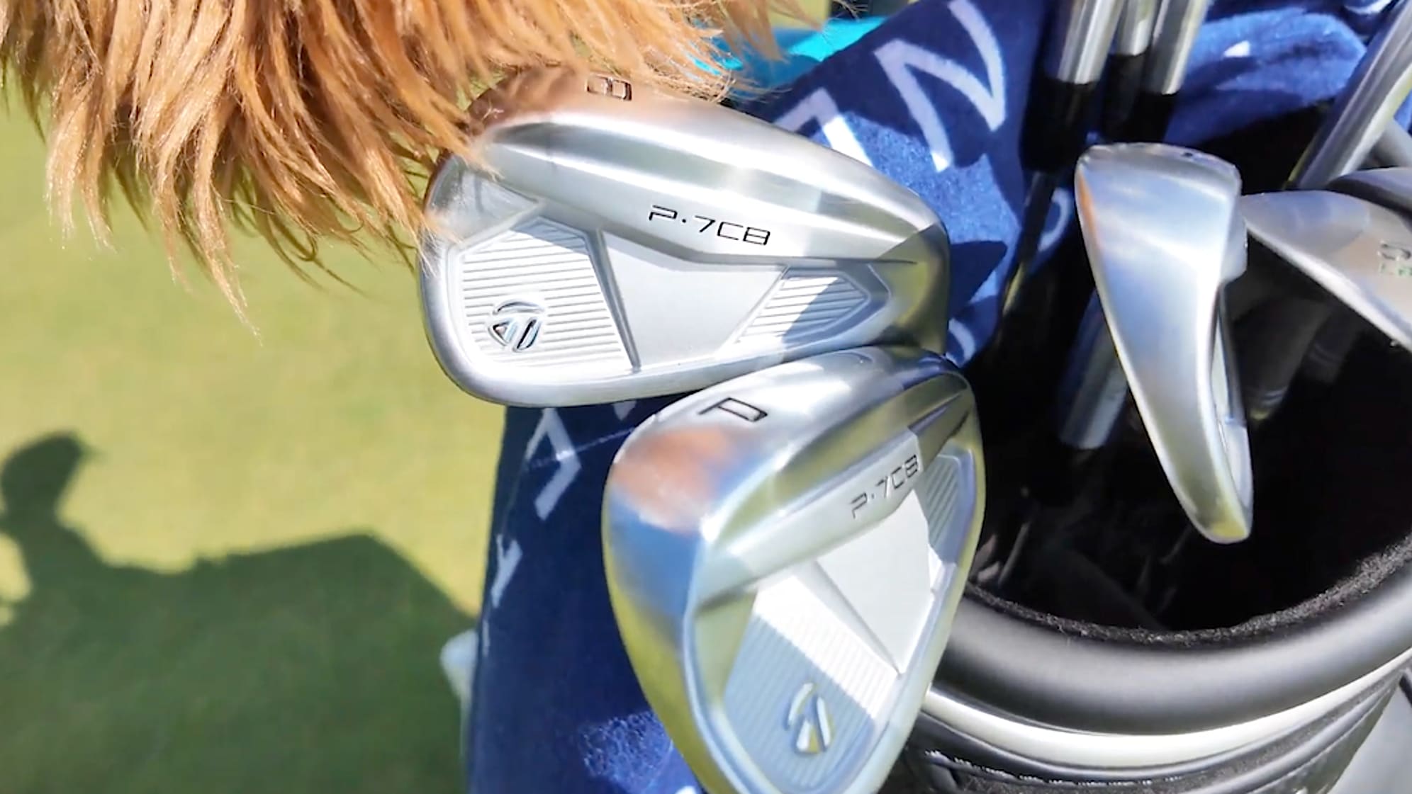 Collin Morikawa's TaylorMade P-7CB short irons. (GolfWRX)