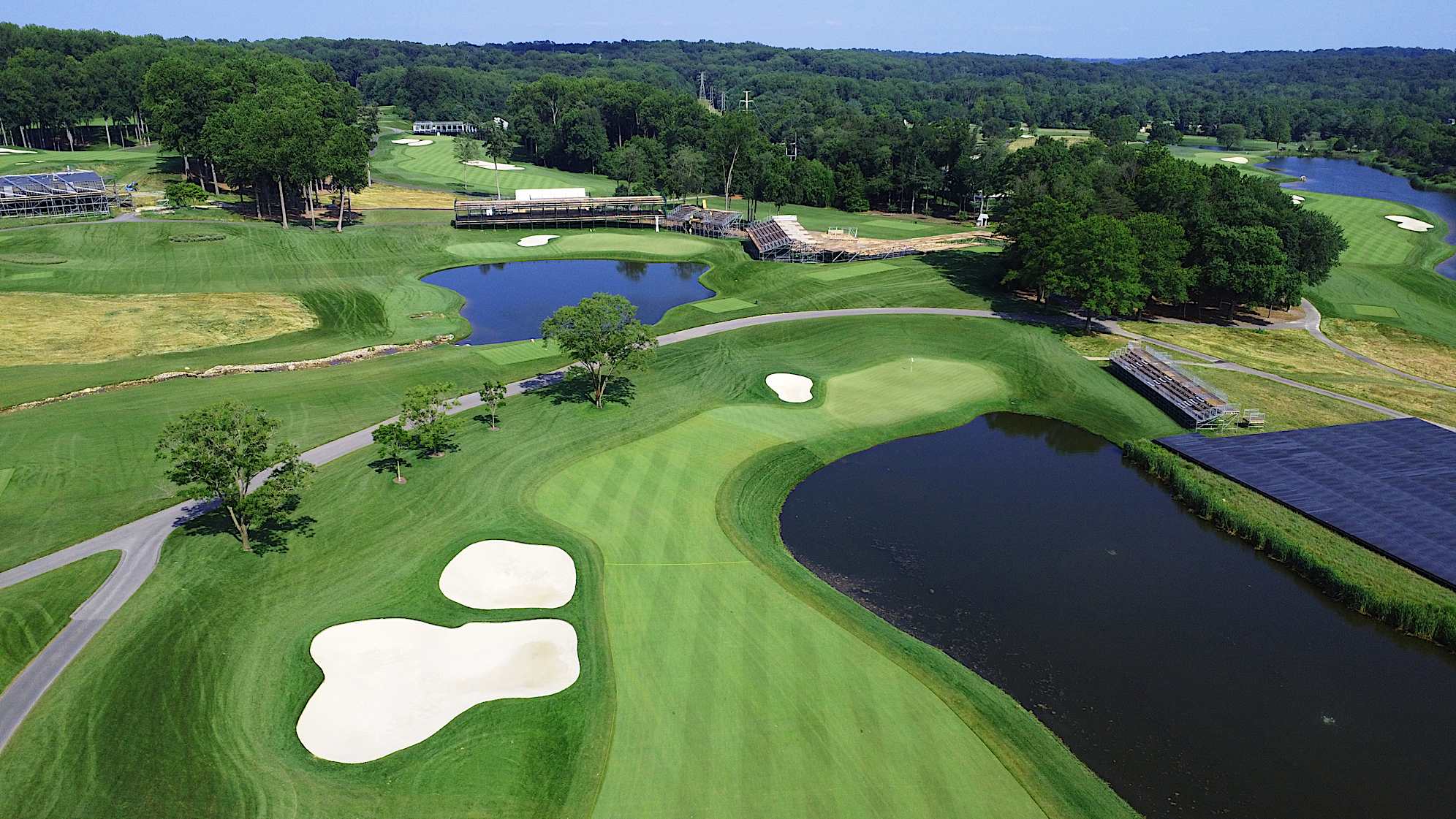 A look at the 11th hole at Caves Valley. (Credit Caves Valley)