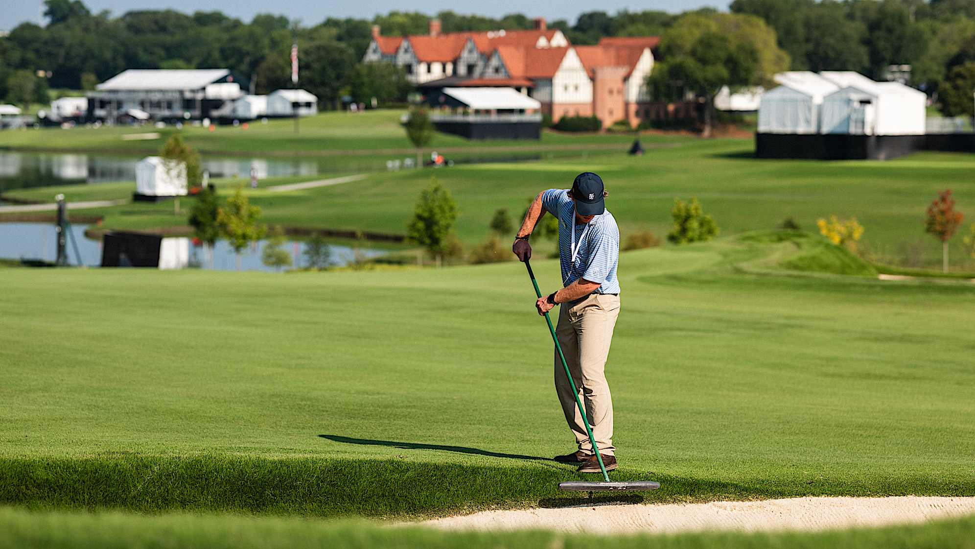 ATLANTA, GEORGIA - AUGUST 18: Agronomy prior to the TOUR Championship on August 18, 2025 at East Lake Golf Club in Atlanta, Georgia. (Photo by Matt Garies / PGA Tour)