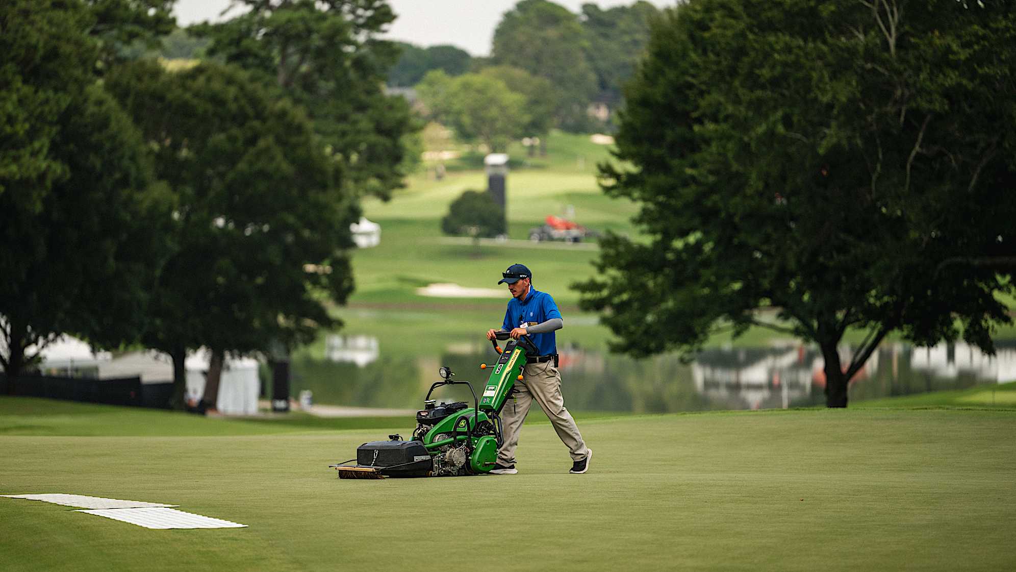 ATLANTA, GEORGIA - AUGUST 18: Agronomy prior to the TOUR Championship on August 18, 2025 at East Lake Golf Club in Atlanta, Georgia. (Photo by Matt Garies / PGA Tour)