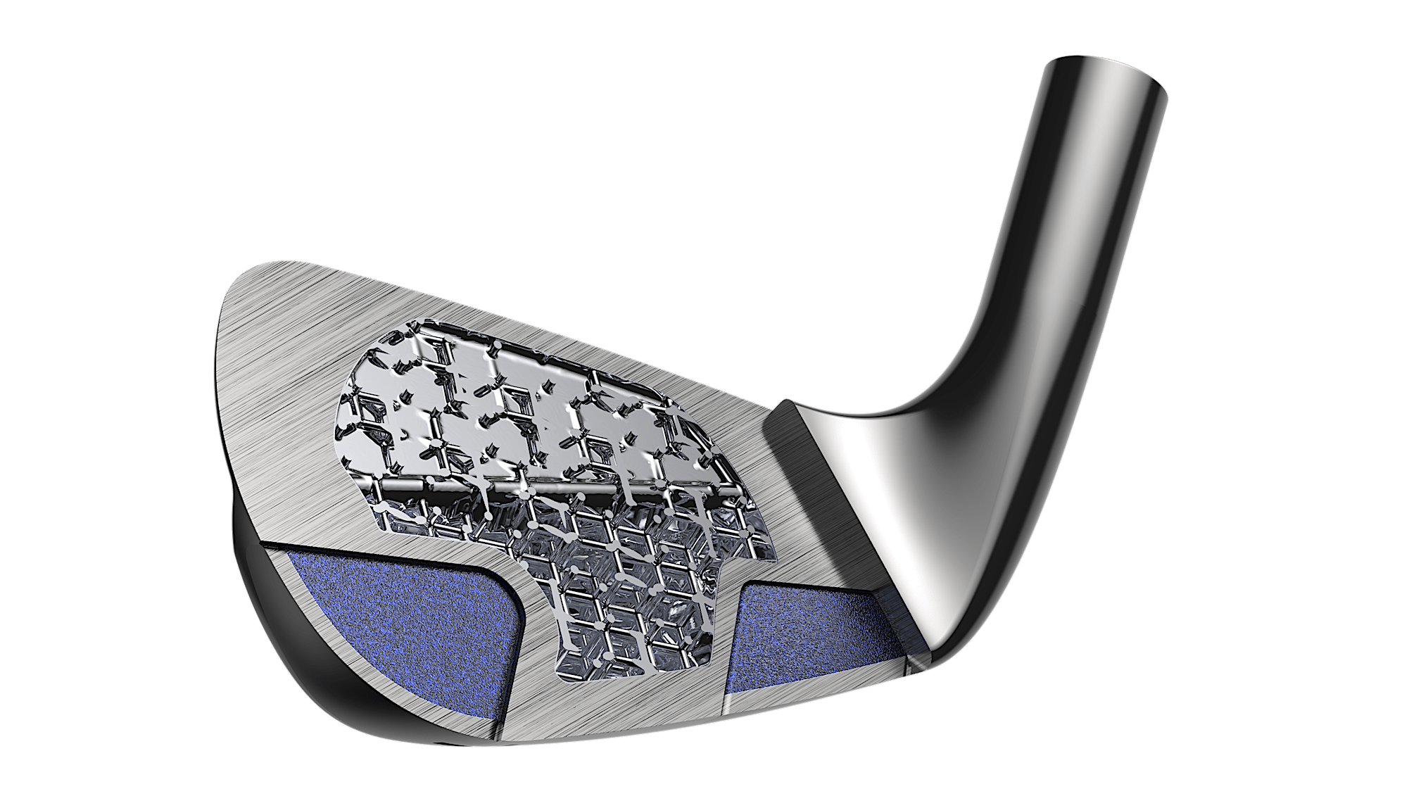 A look at the build out of the internal lattice core and tungsten weights in the Cobra 3DP MB. (Cobra Golf)