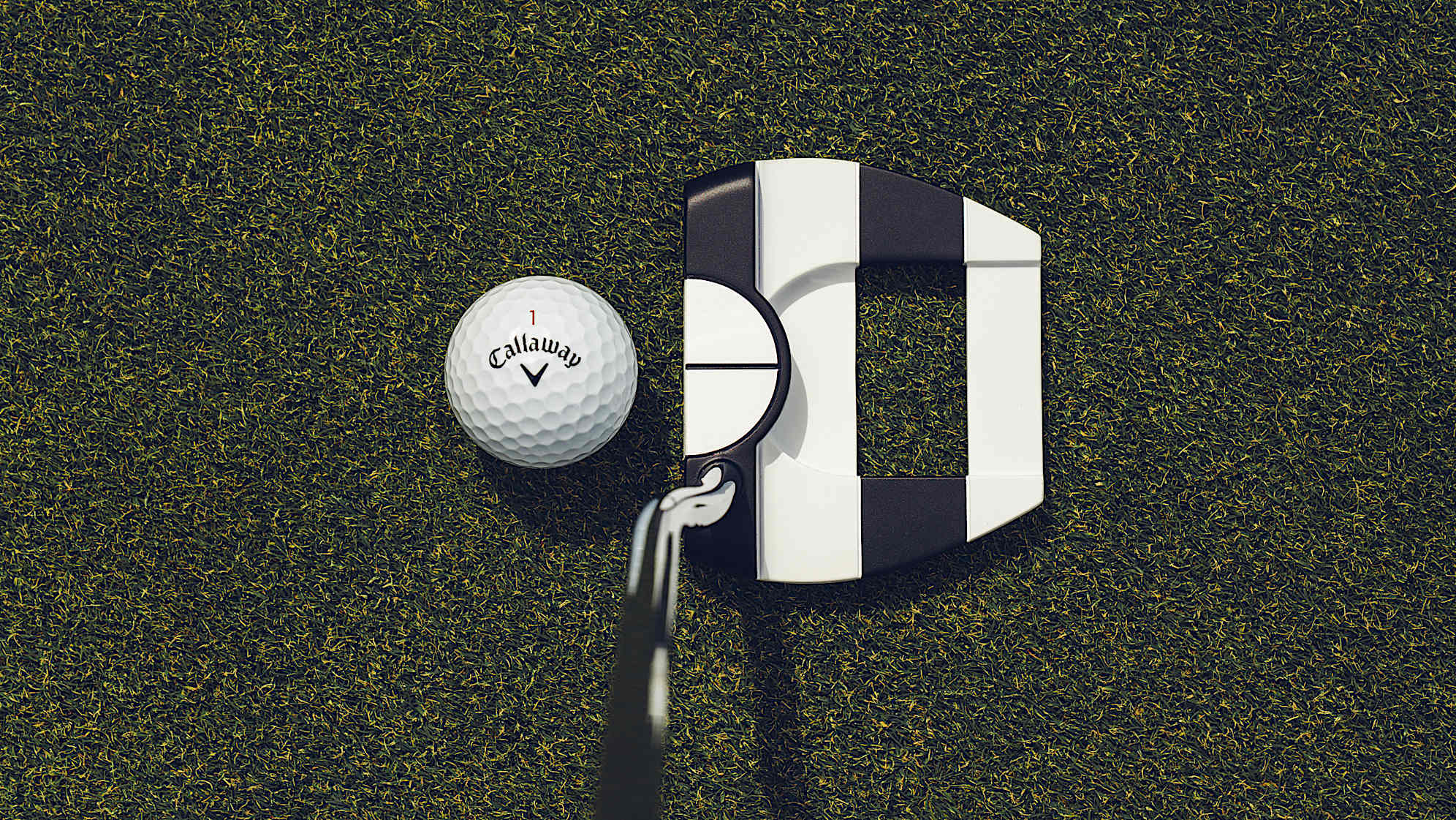 A look at Odyssey's new 1/2 Ball design. (Odyssey)