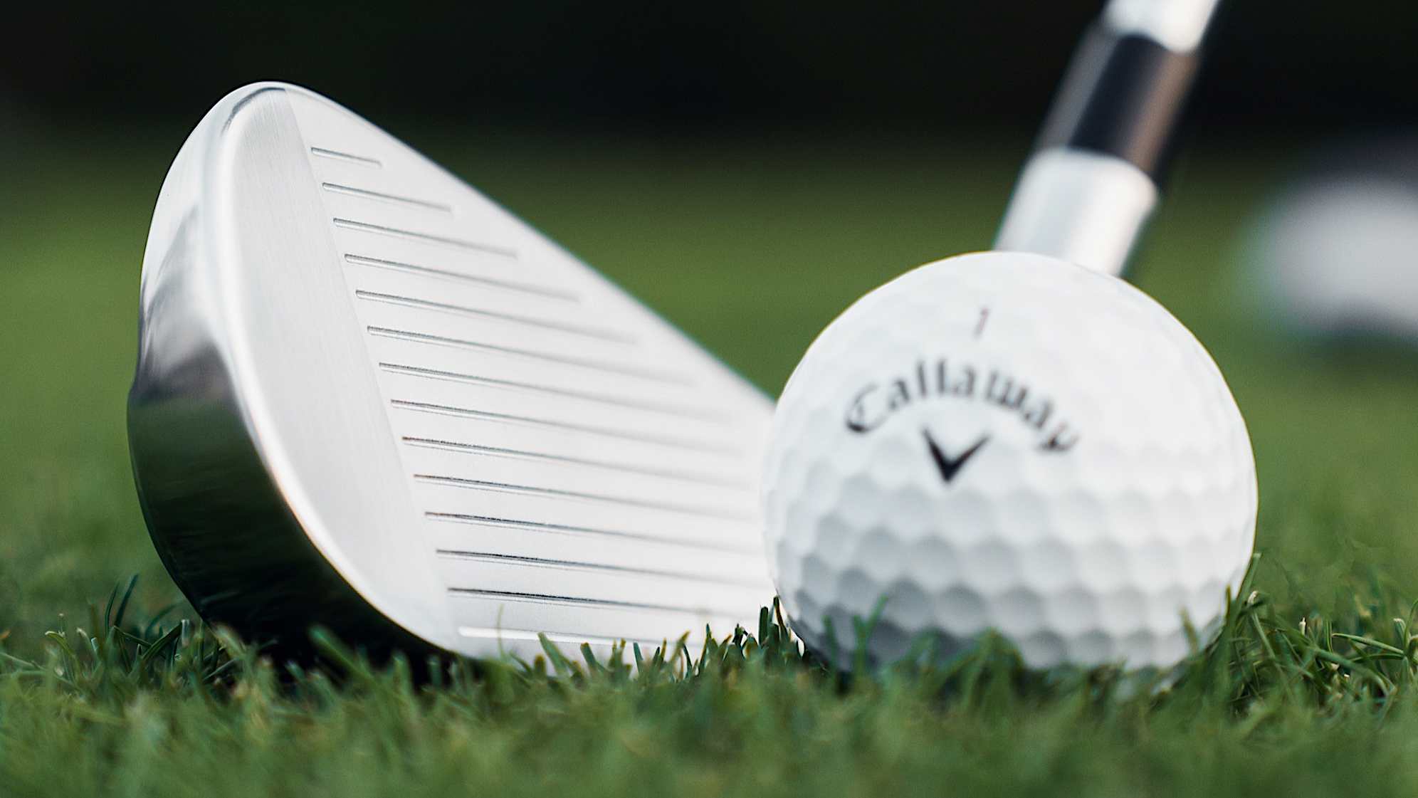 A closer look at the Callaway Quantum Max OS irons. (Courtesy Callaway Golf)