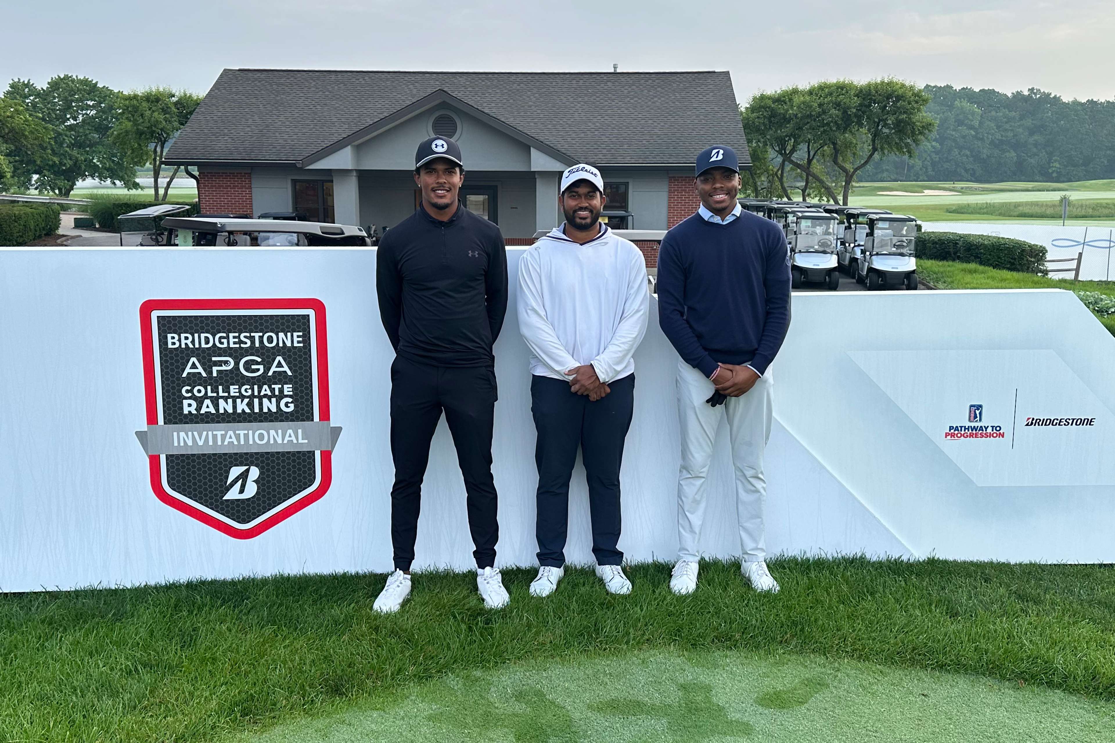 Kibare, Riley share APGA Bridgestone Collegiate first-round lead at Firestone