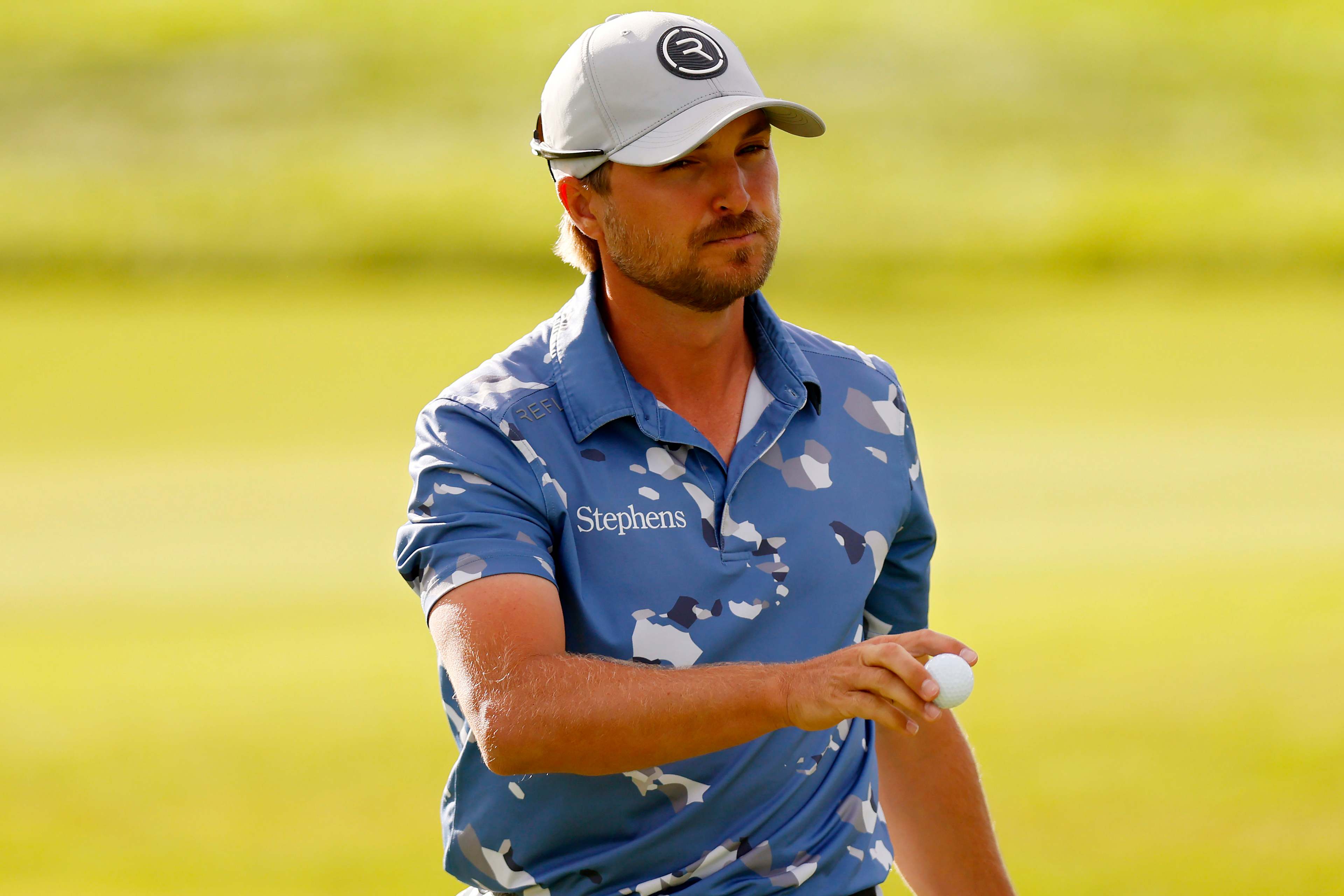 Cook goes from late entry to share of lead before darkness stops him at Bank of Utah