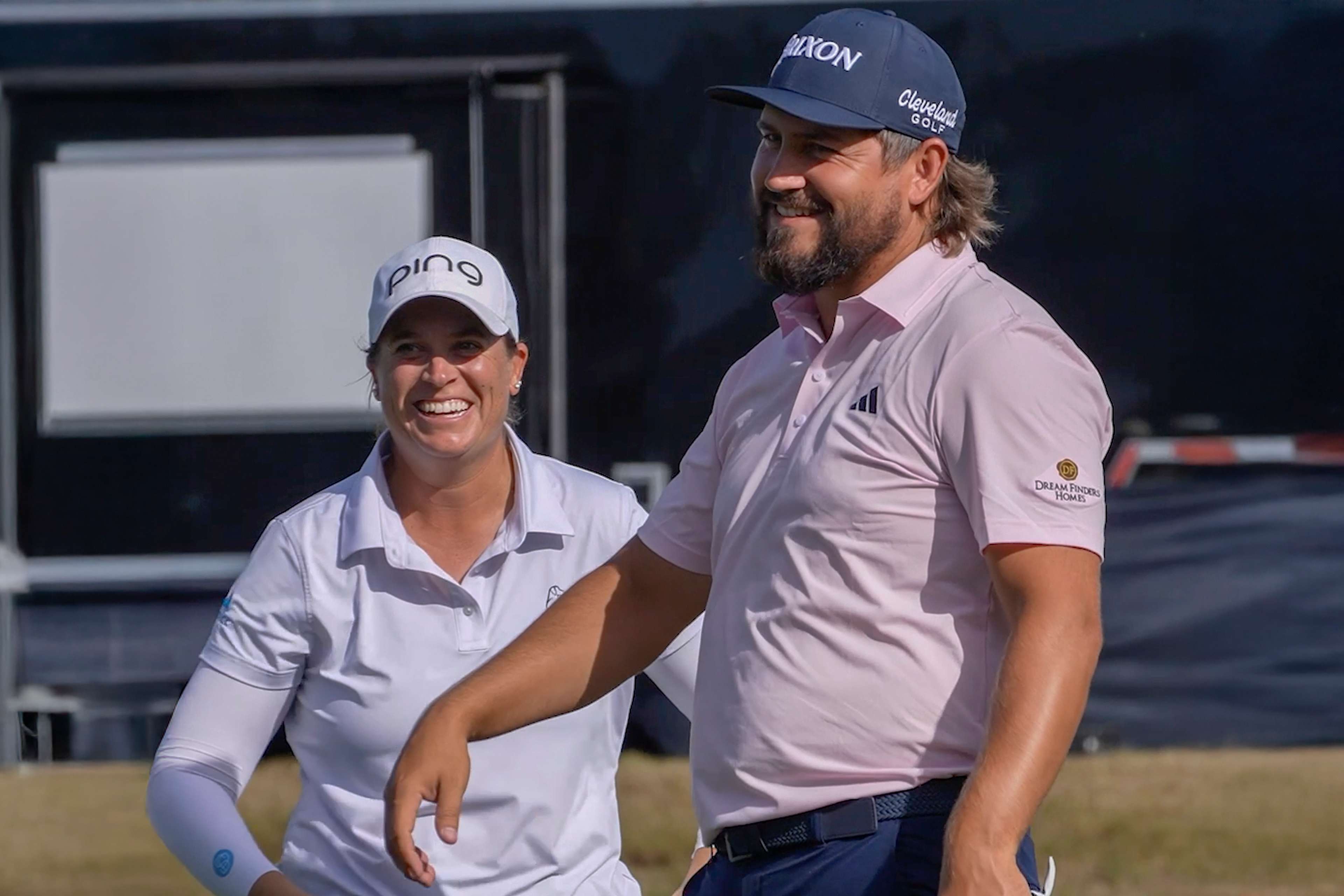 Coughlin holes bunker shot for eagle, leads alongside Novak at Grant Thornton